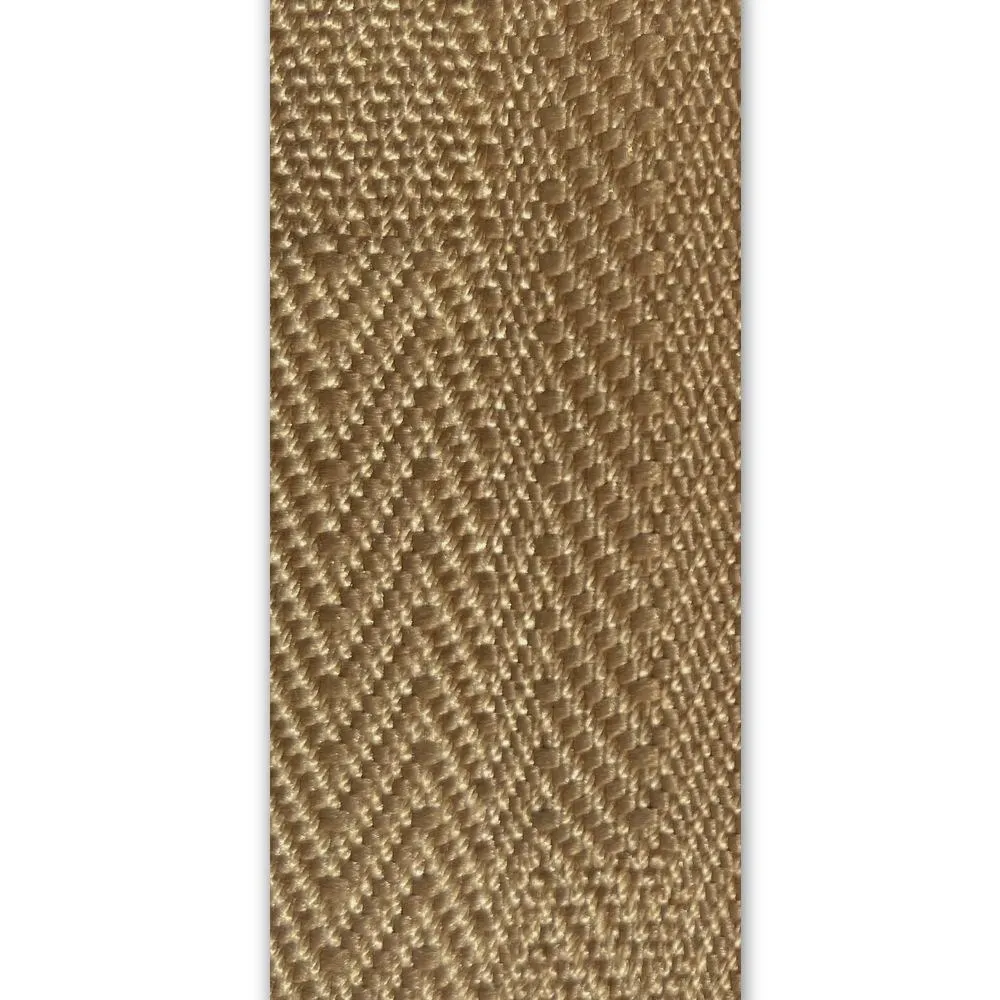 Muestra de cinta decorativa para persiana  veneciana de madera 50 mm a medida | Chevrón / 25 mm / Camel