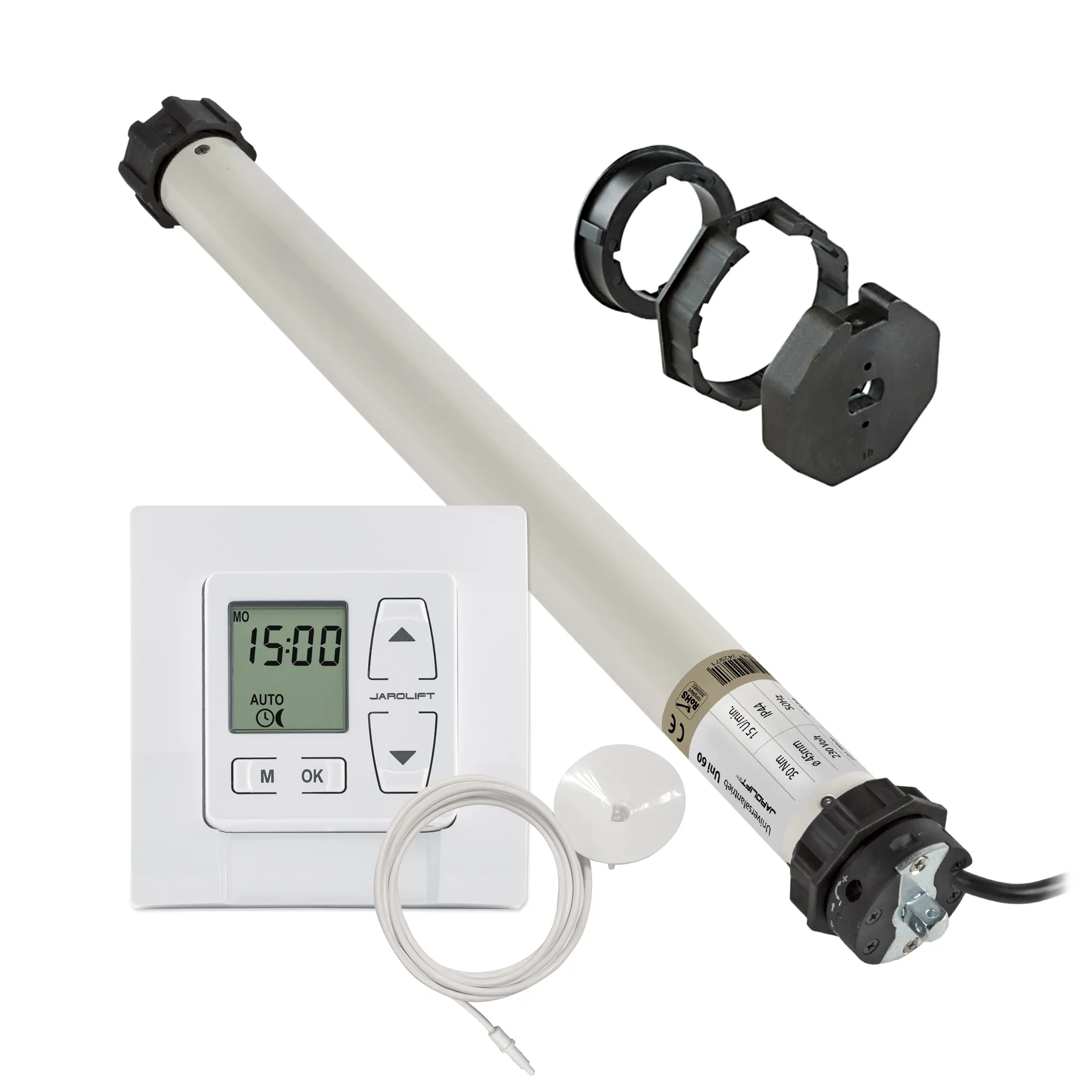 Silnik do rolet Universal | UNI60 (30 Nm / SW60) /SW60) + Thor & Sensor + adapter SW70 SLAO70-45