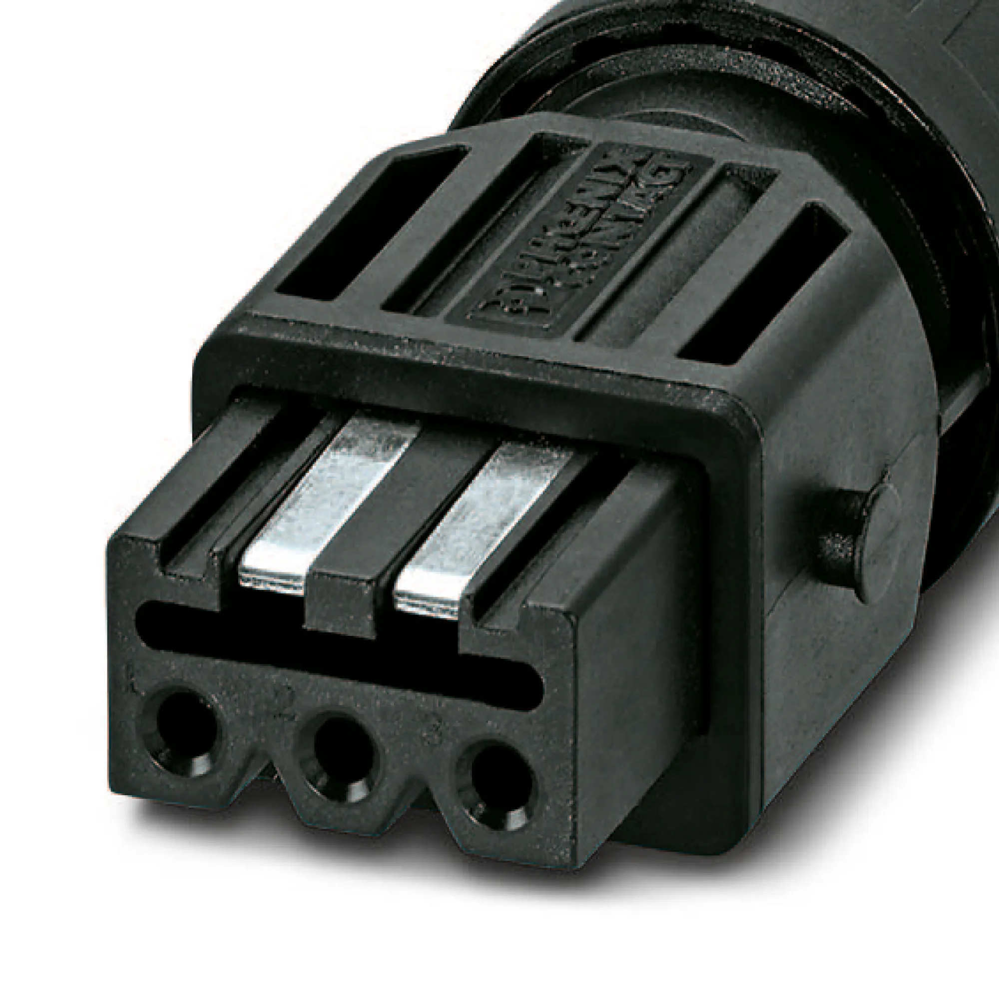 Connettore con tre porte per sistemi di connessione elettrica