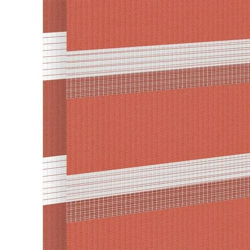 Échantillon tissu pour store enrouleur jour nuit sur mesure | S-107 jaune / translucide / Tulum