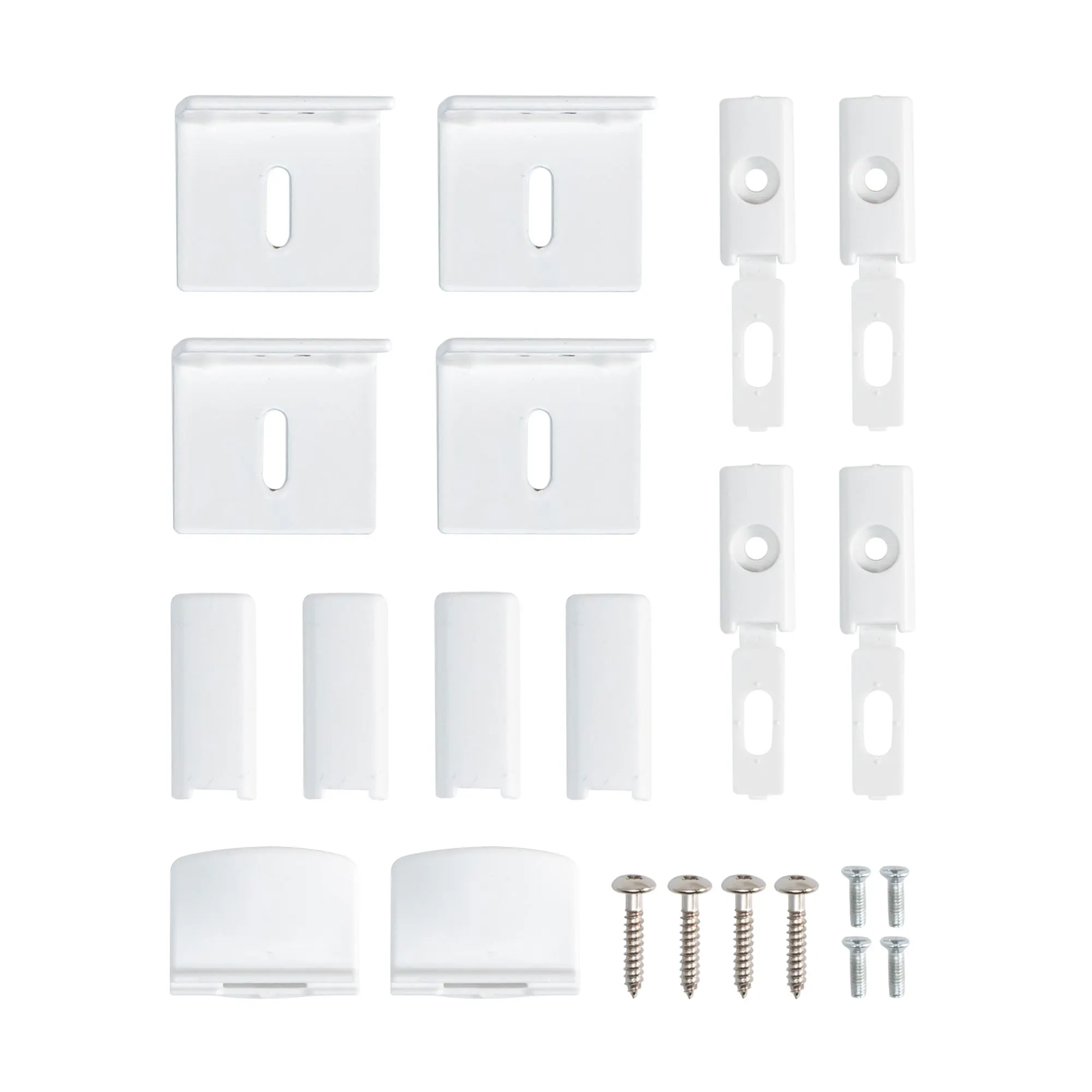 Ersatzteilset für Elegance Plissees | Schraubmontage (Fensterflügel)