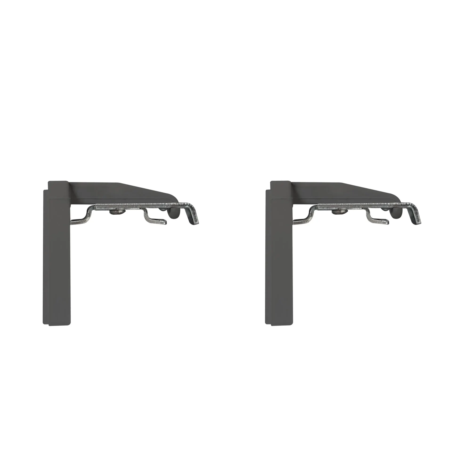 Supporto per tende da 25 mm per fissaggio a telaio della finestra