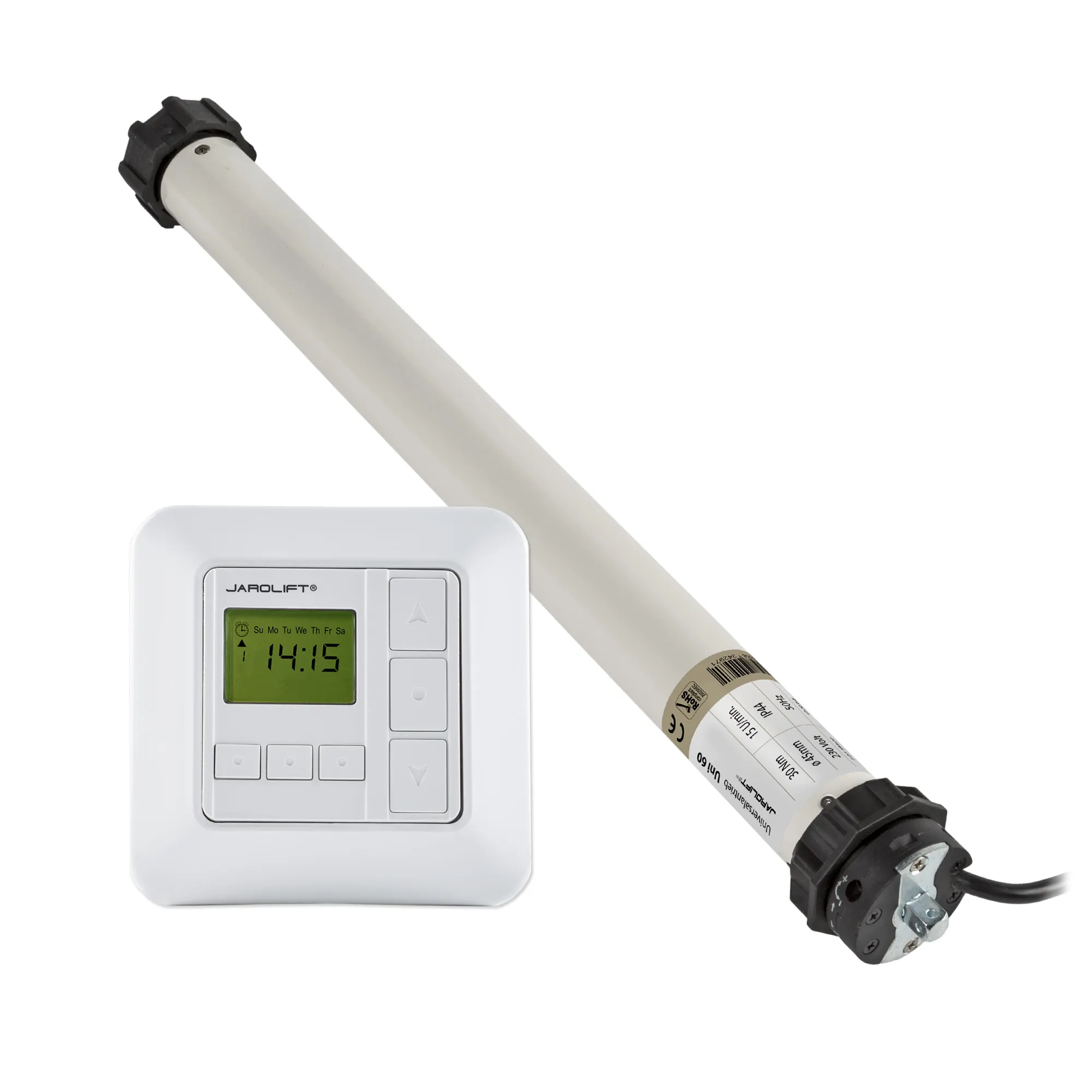 Rollladenmotor Universal | UNI40 (13 Nm / SW40) + Sevenlogic Comfort Funk