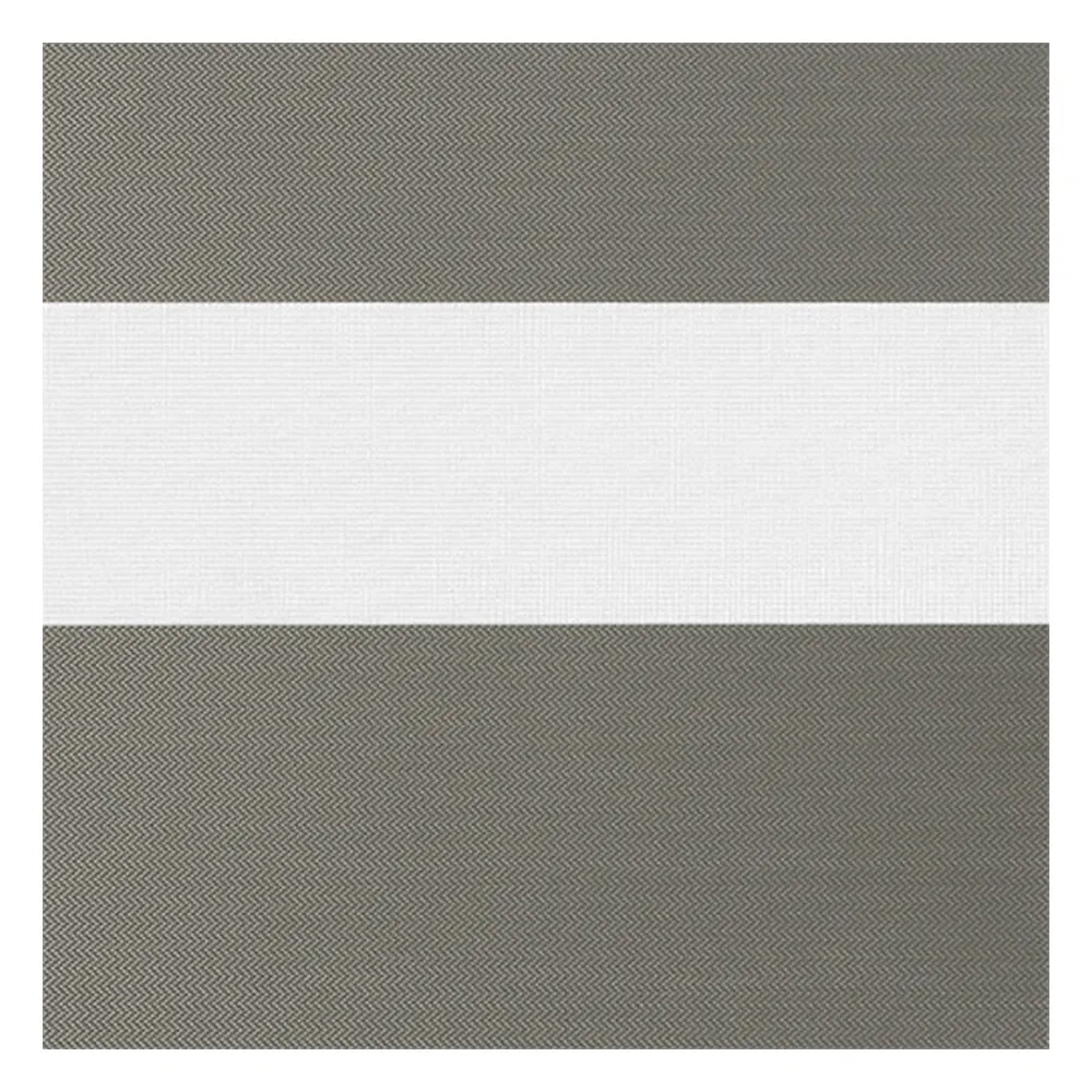 Stoffmuster für Doppelrollo nach Maß | B606 creme-beige / lichtdurchlässig / Solides