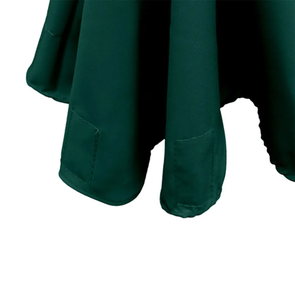 Tessuto e cuciture della copertura per ombrello a braccio, vista dettagliata