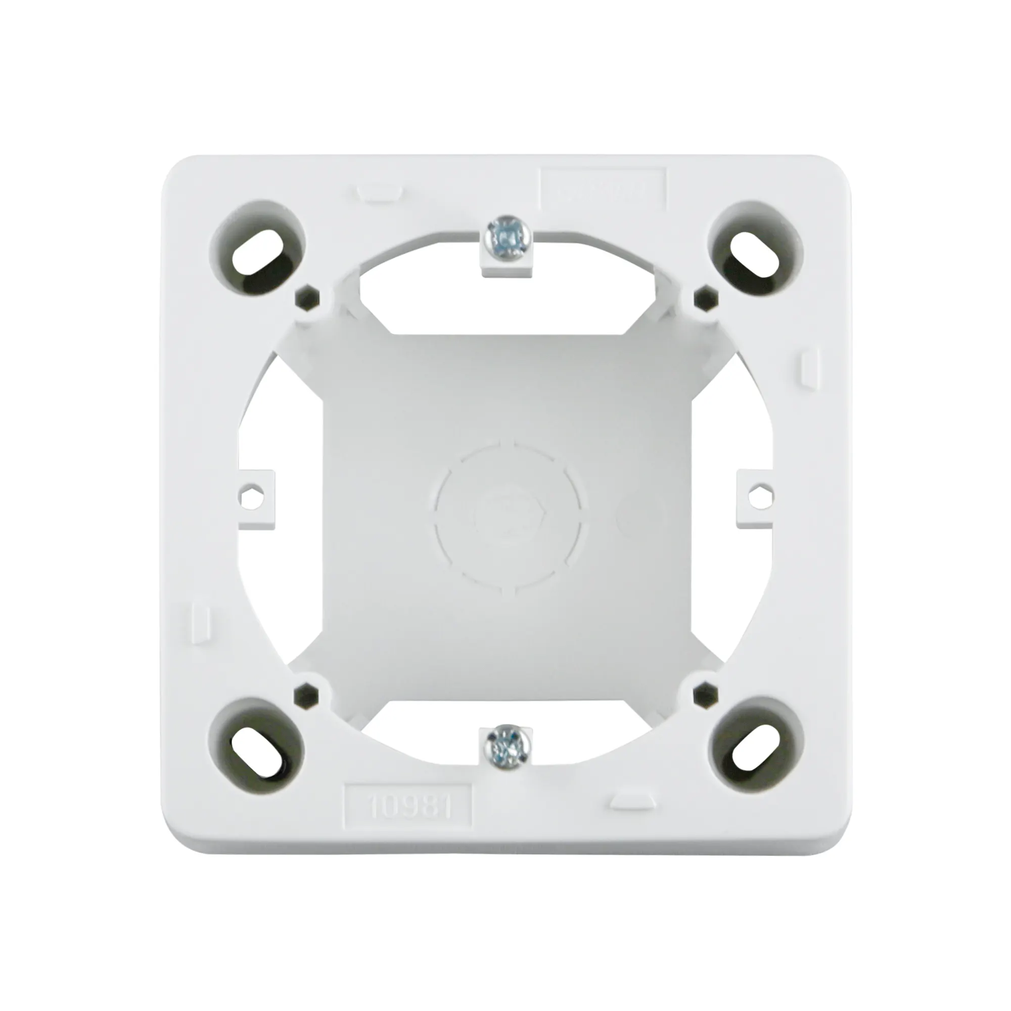 System JS1 Aufputzrahmen | weiß