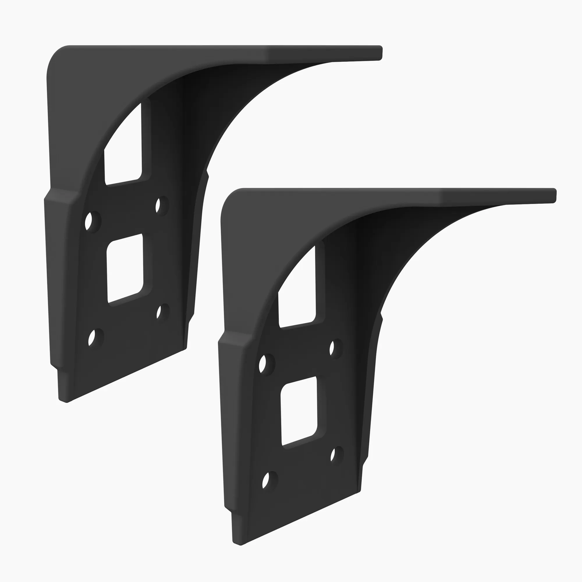 Uchwyt sufitowy do markizy w kasecie Curve LED | antracytowy, 2 sztuki