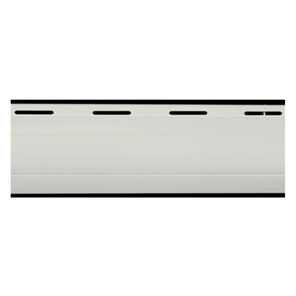 Échantillon lame pour tablier de volet roulant sur mesure | PVC / PK37 / 46 blanc