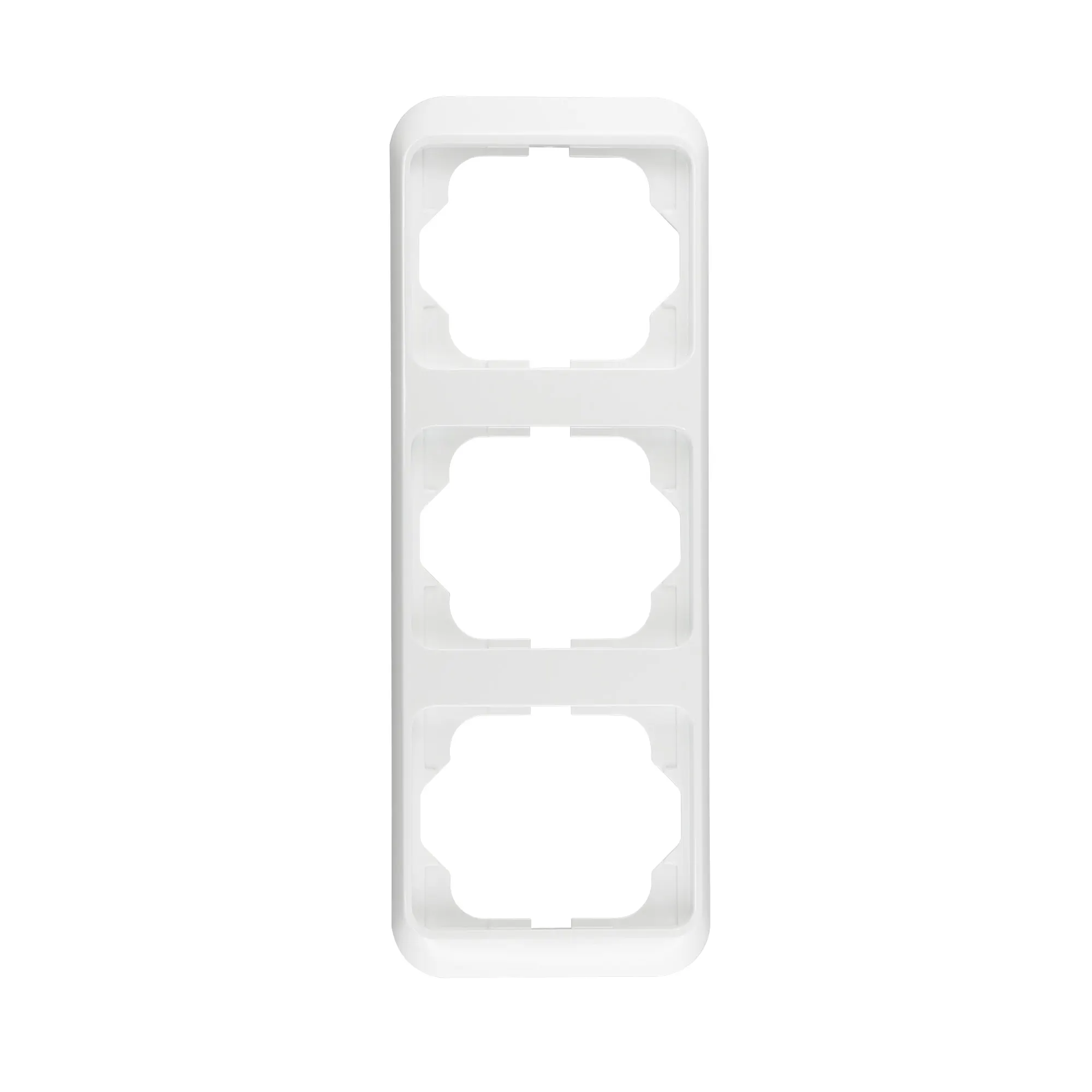 Alpha Nea Rahmen System | 3-Fach senkrecht / studioweiß hochglanz / 1733-24G