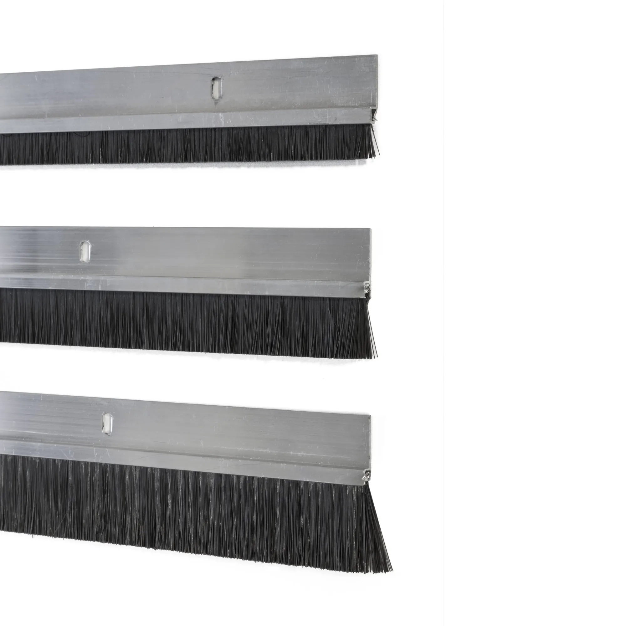 Joint brosse RoKa / brosse d’étanchéité avec rail en aluminium (Types au choix)