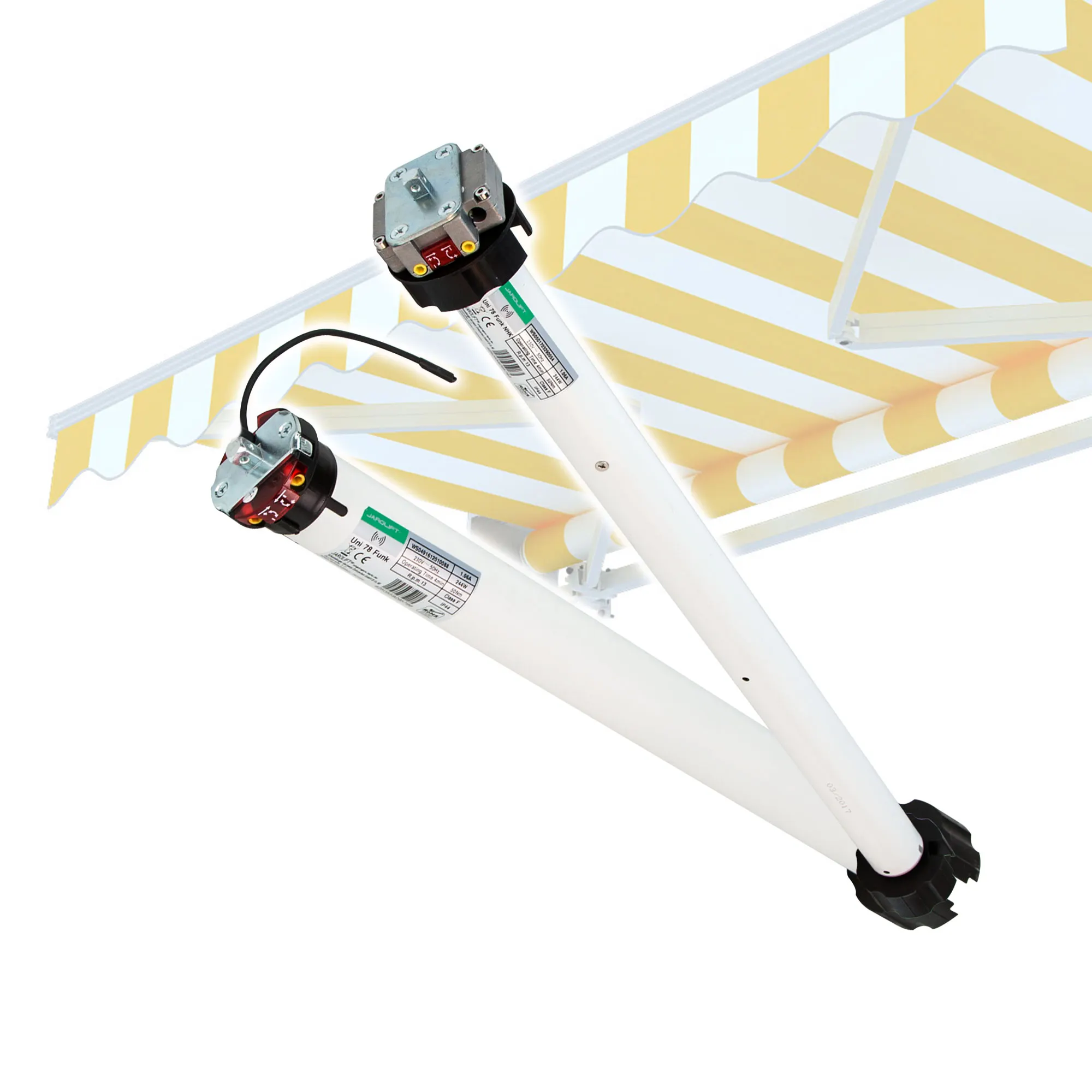 Motor vía radio para toldo universal (Tipo a elegir)