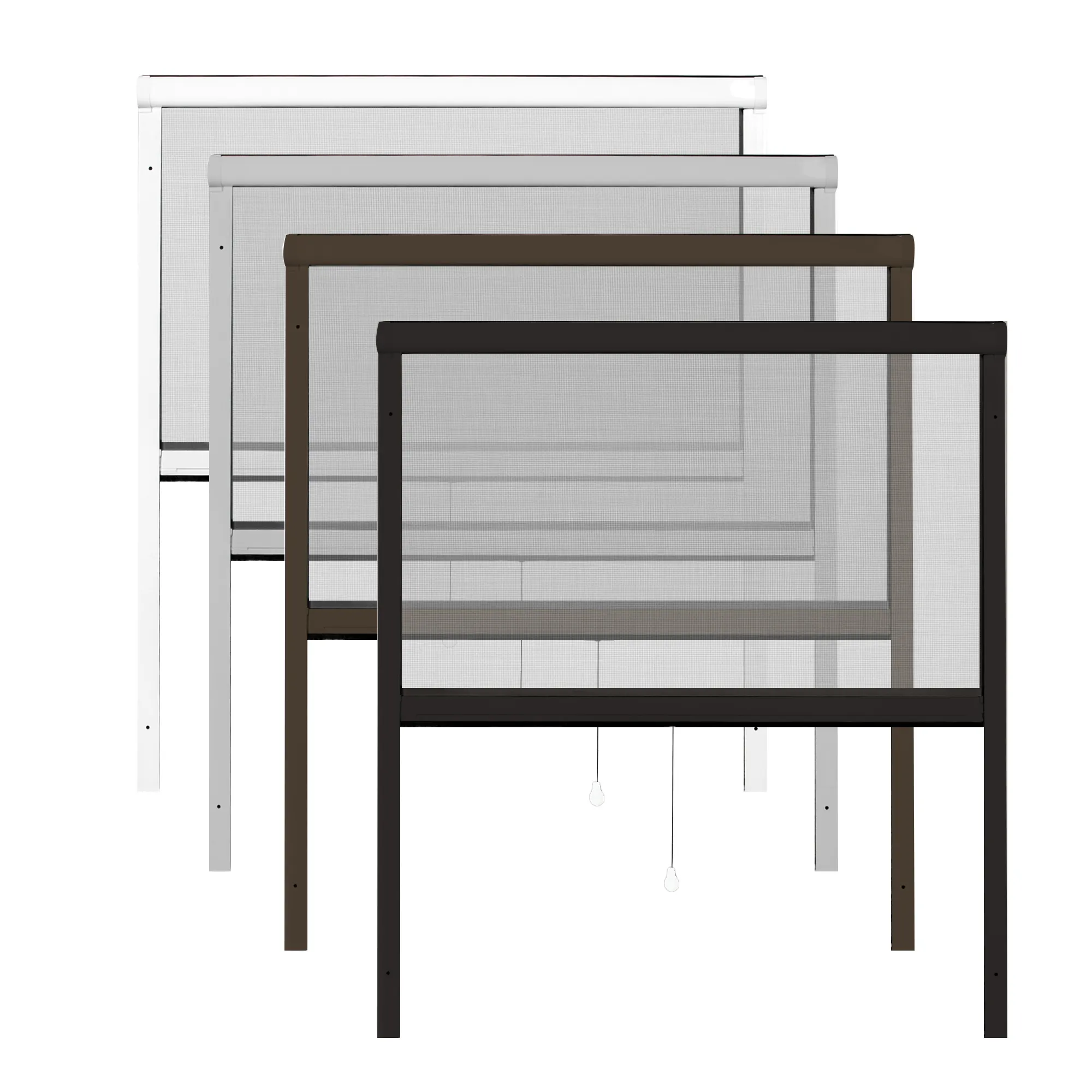 Moustiquaire enroulable verticale 4 en 1 Zanzara (Types au choix)