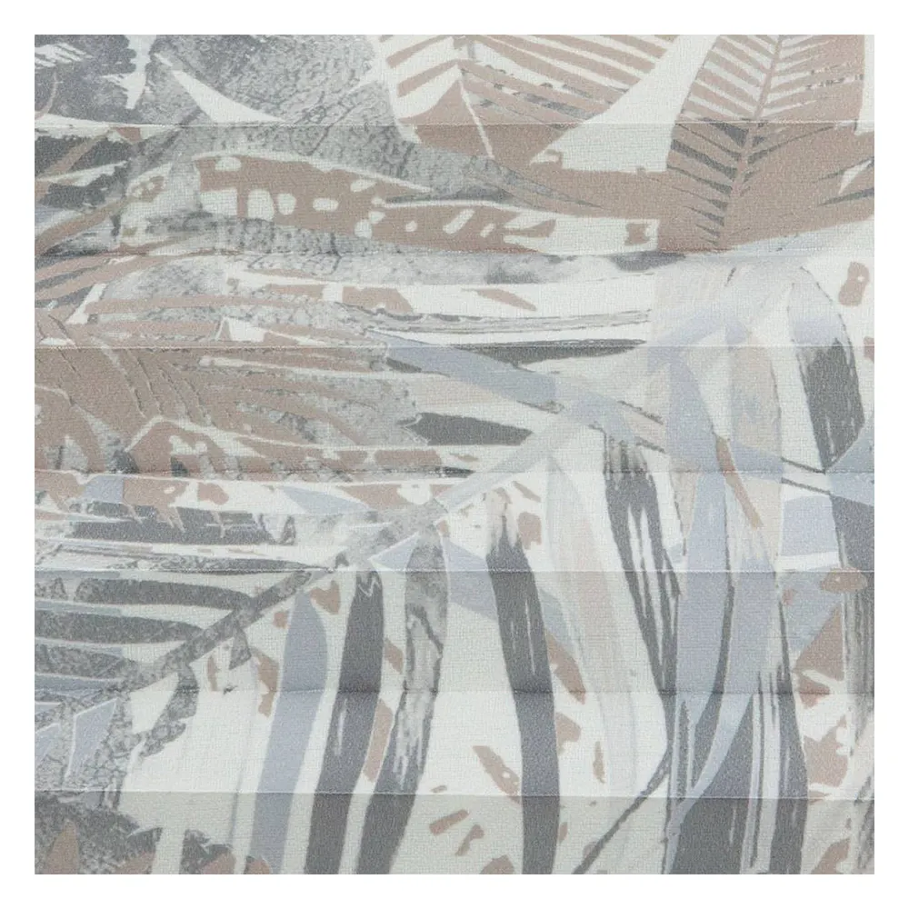 Muestra de tejido para cortina plisada a medida | L8111 blanco / traslúcido / Marie Lang