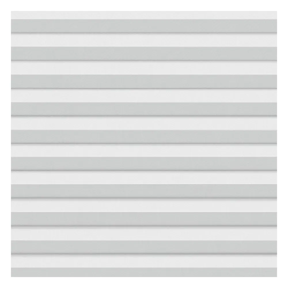 Muestra de tejido para cortina plisada a medida | 10721 blanco / transparente / Elino