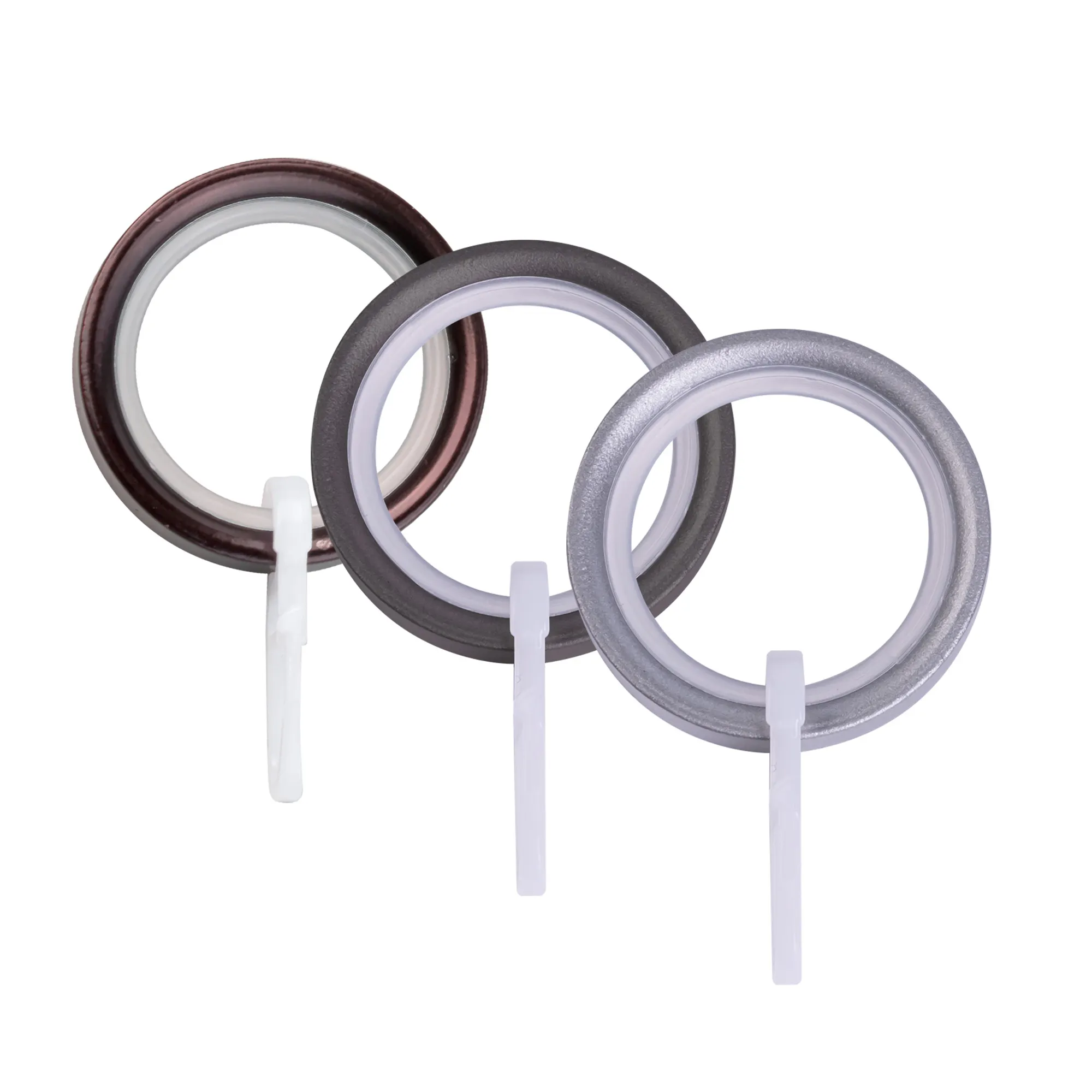 Anillo de Cortina-Anillo Plano con Ganchos para Pliegues (Tipo a elegir)