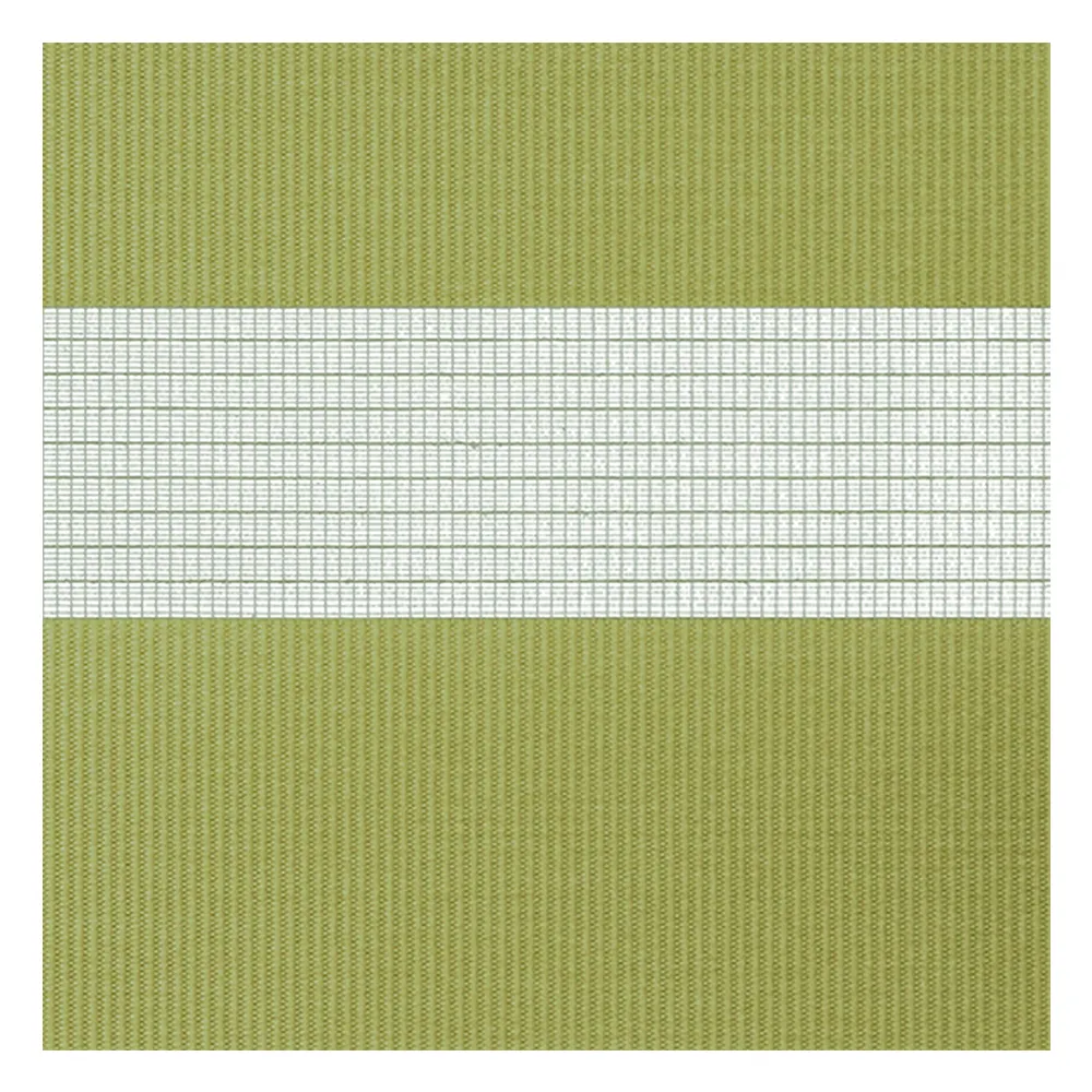 Stoffmuster für Doppelrollo nach Maß | A021 grün / lichtdurchlässig / Spring 