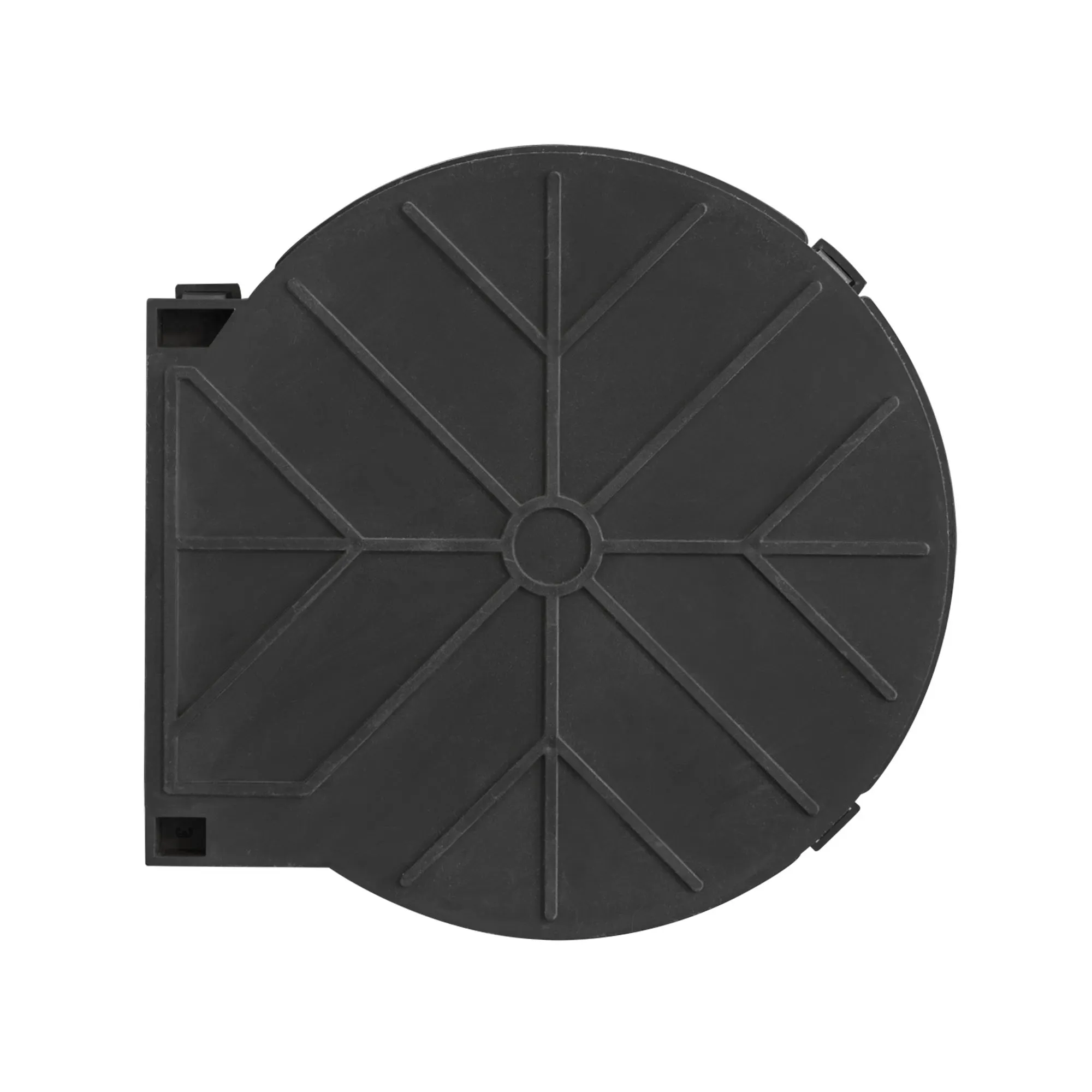 Scatola murale per avvolgitori a cinghia con copertura rotonda e design strutturato