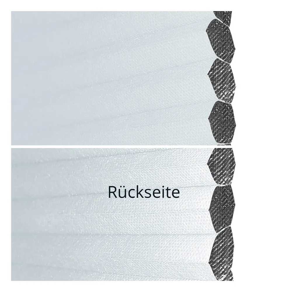 Échantillon tissu pour store plissé sur mesure | 70051 blanc-gris / tamisant / Neo RD