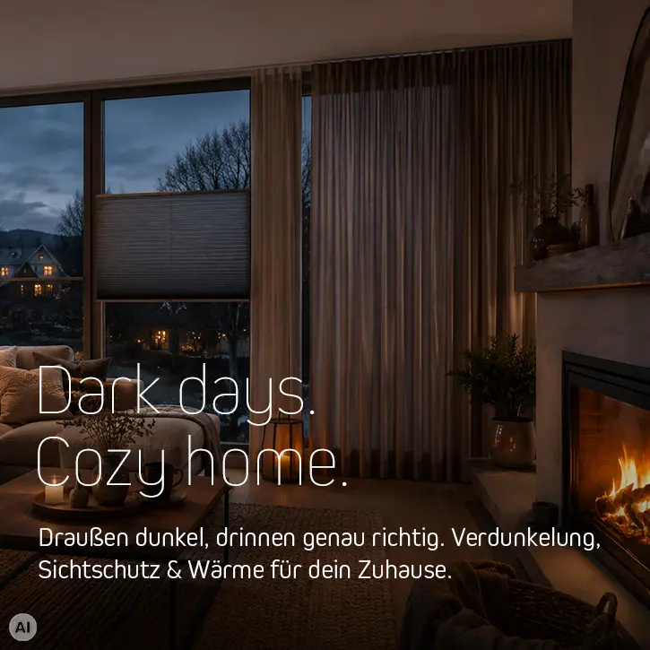 Verdunkelung, Sichtschutz & Wärme für dein Zuhause