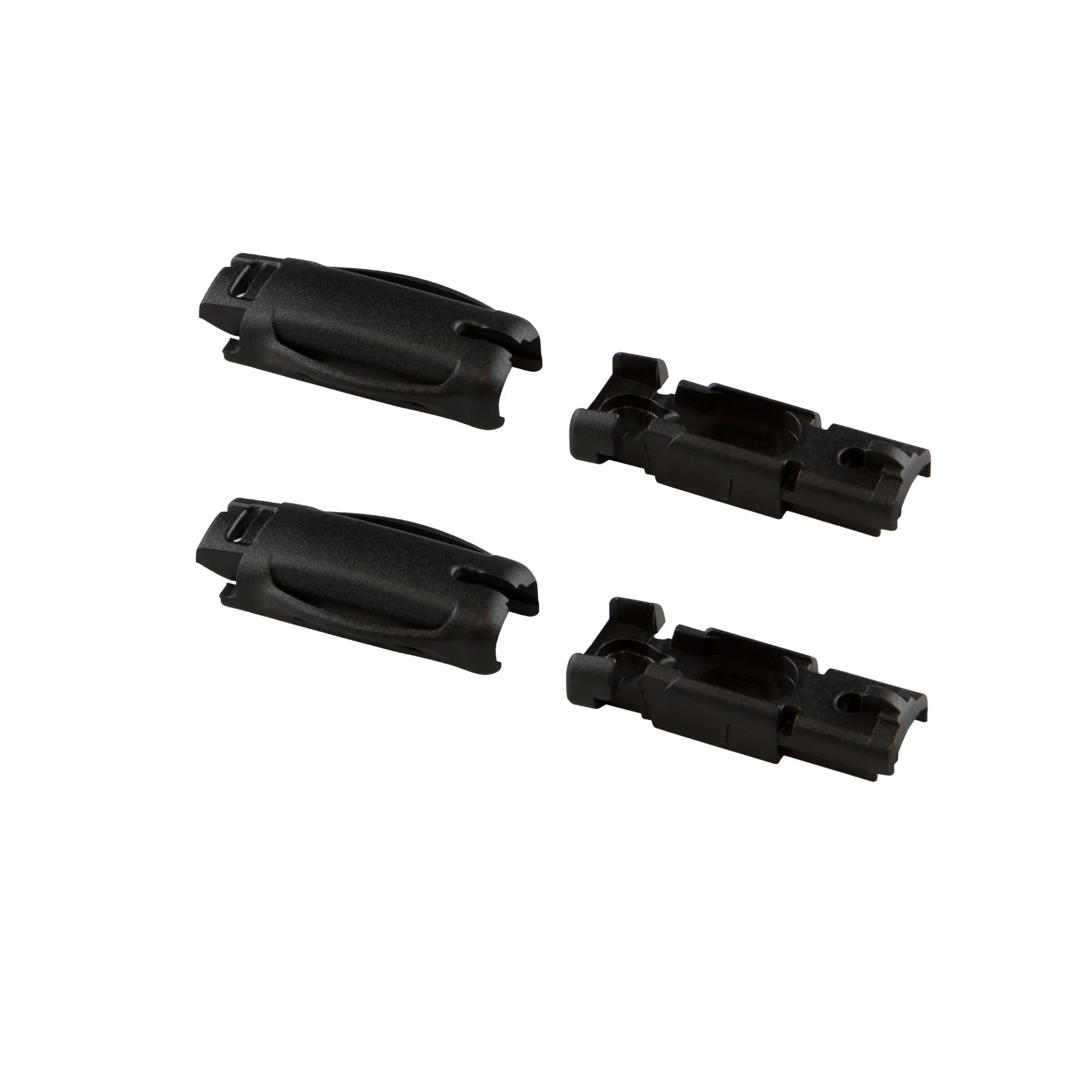 Spannschuh / Schraubschuh inkl. Schrauben | schwarz, 2 Stück