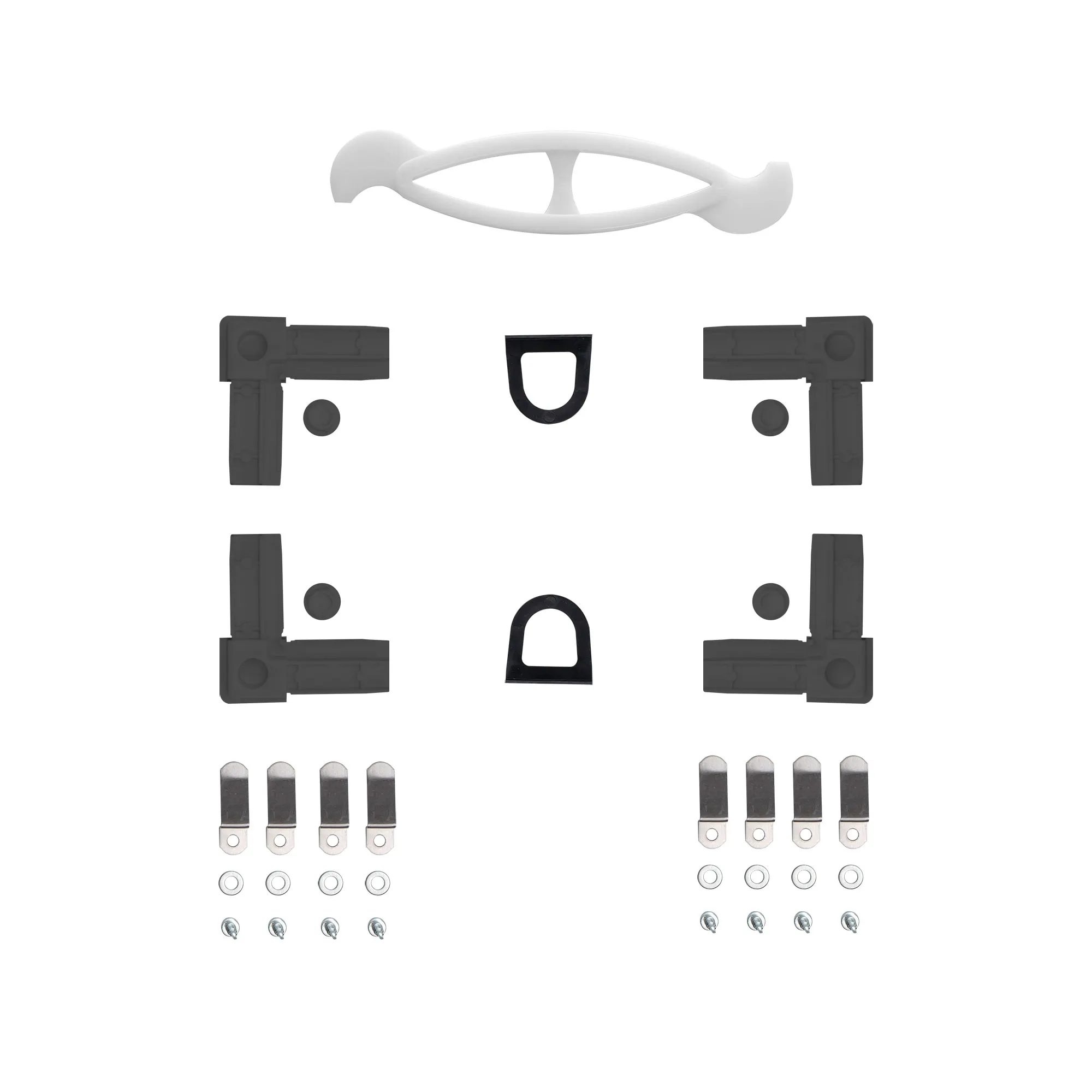 Juego de Piezas de Repuesto para Mosquitera con  marco fijo BrushLine (Tipo a elegir)