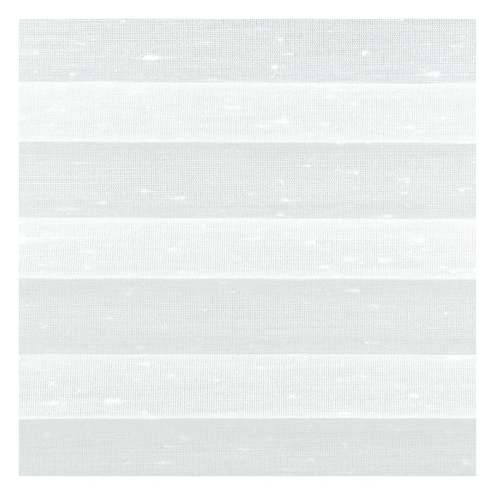 Échantillon tissu pour store plissé sur mesure | 30511 blanc / transparent / Nudo