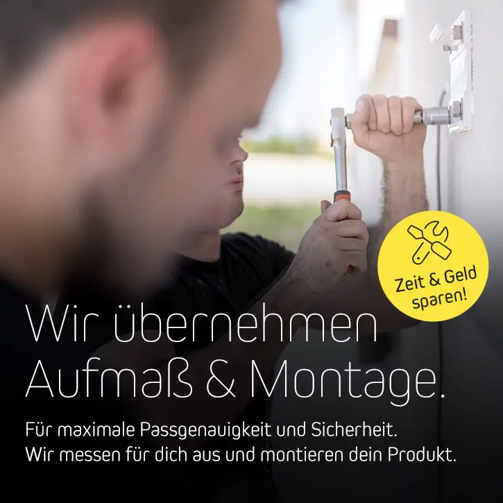 Aufmaß- und Montageservice für maximale Passgenauigkeit und Sicherheit
