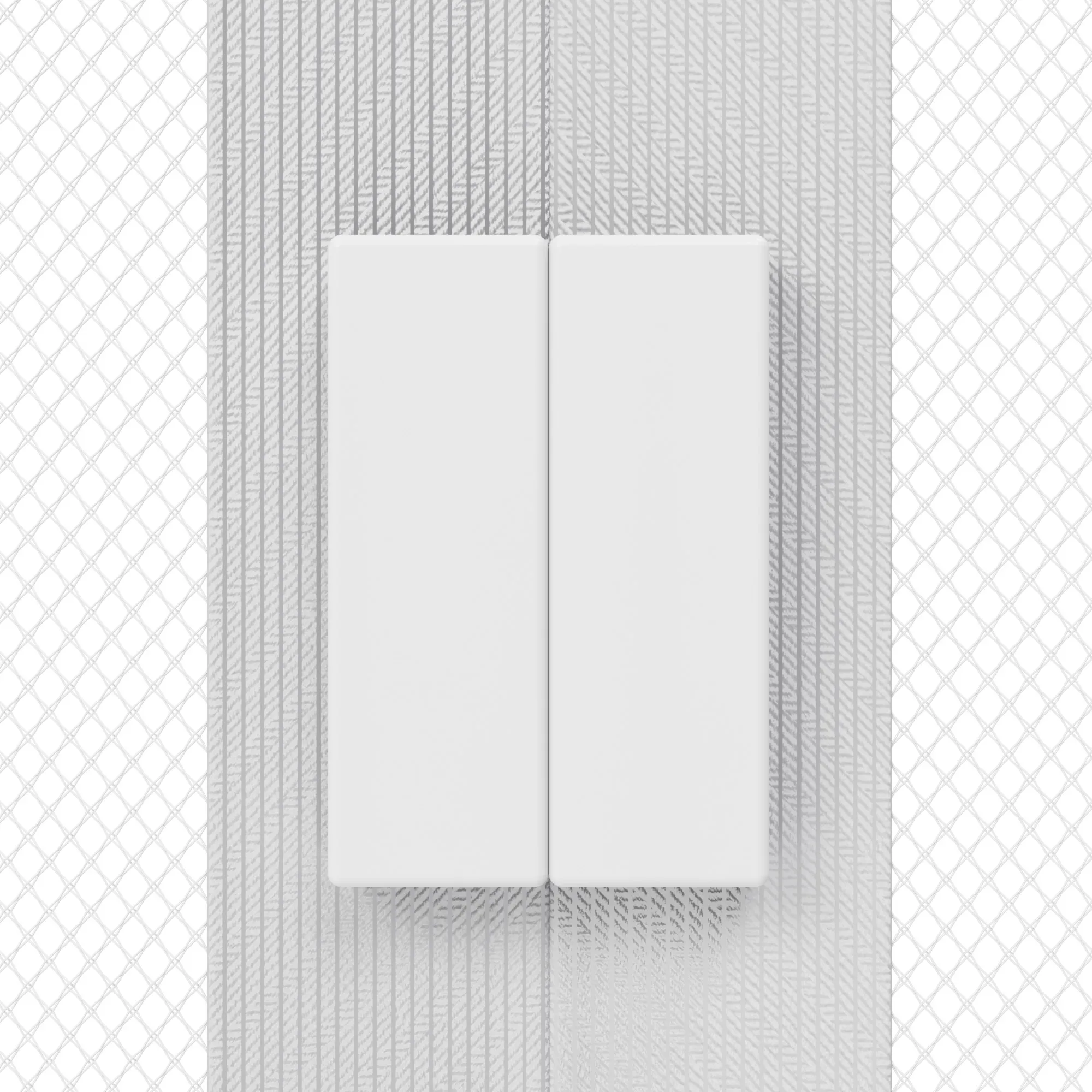 Tenda a rete magnetica per porte con chiusura magnetica centrale