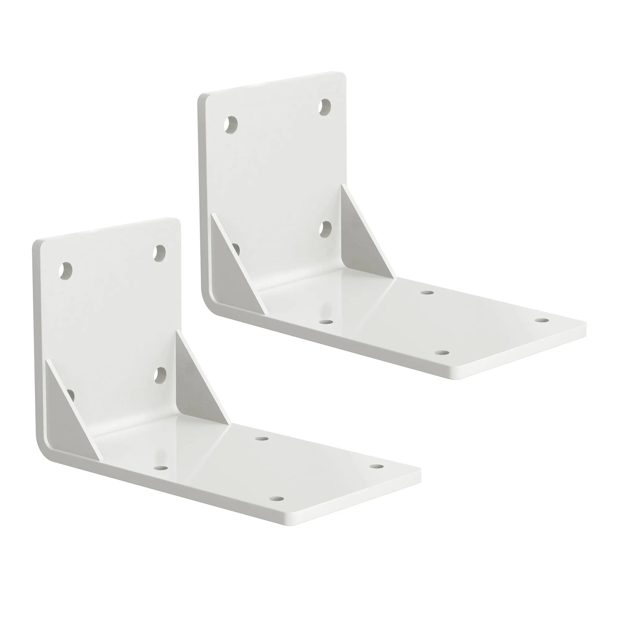 Deckenhalterung für Kassettenmarkise Curve 2000 | weiß, 2 Stück