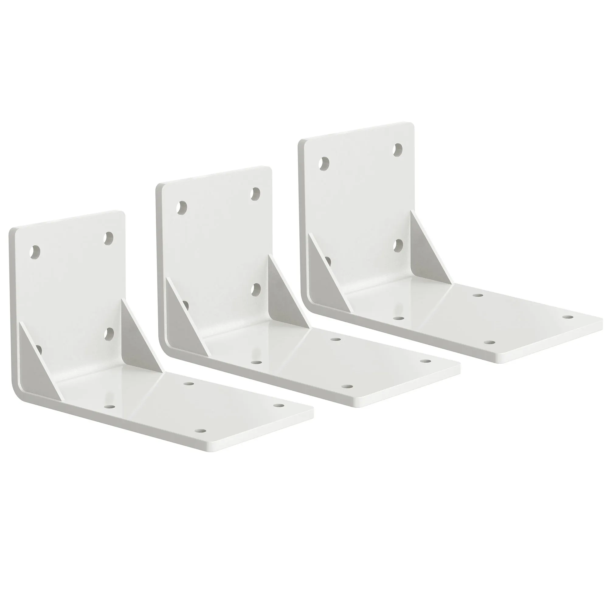 Wspornik sufitowy do markizy w kasecie Curve 2000 | biały, 3 sztuki