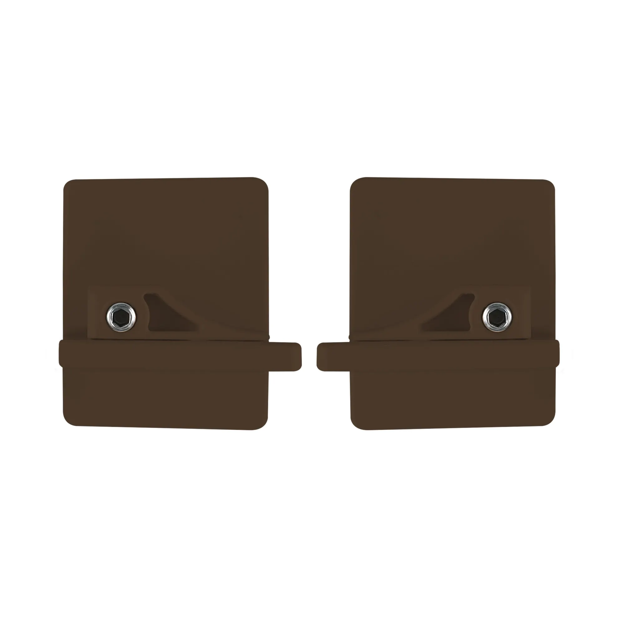 Dispositif anti-pendule pour stores vénitiens sur mesure avec lames de 16 et 25 mm de large | 2 pièces, brun