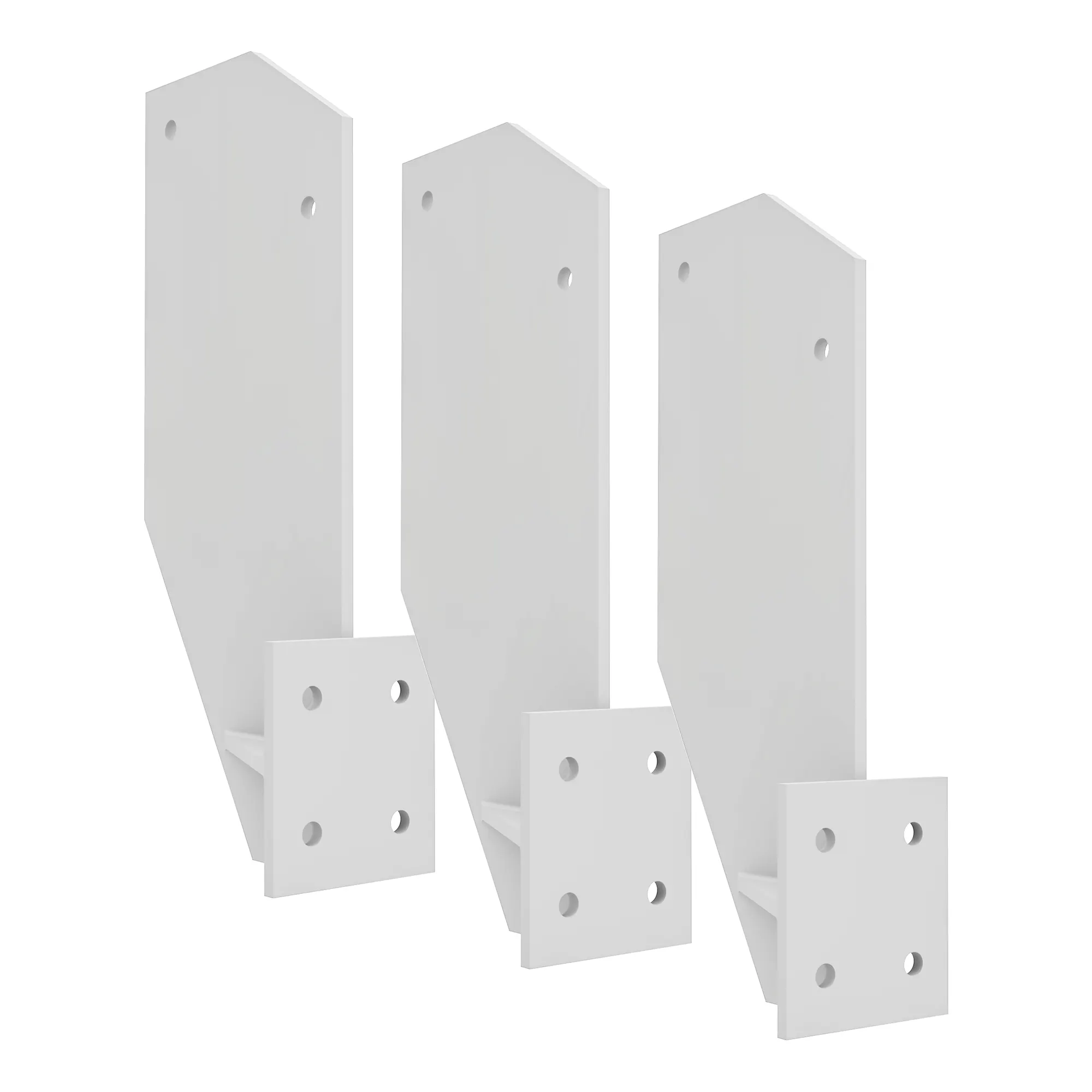Uchwyt do krokwi do markizy w kasecie Quadris LED & Curve LED | biały, 3 sztuki