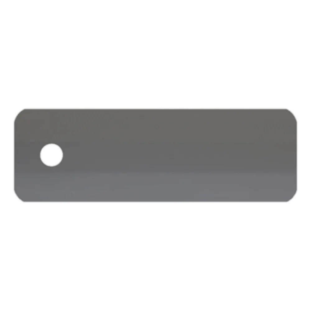 Lamellen-Muster für Aluminium-Jalousie nach Maß | 25 mm / 281 grau / matt