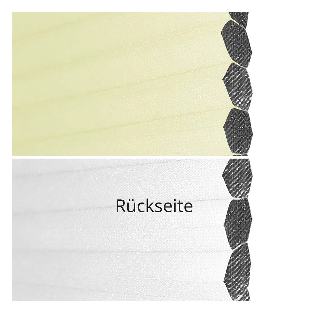 Échantillon tissu pour store plissé sur mesure | 70003 jaune / occultant / Sistra Black Out