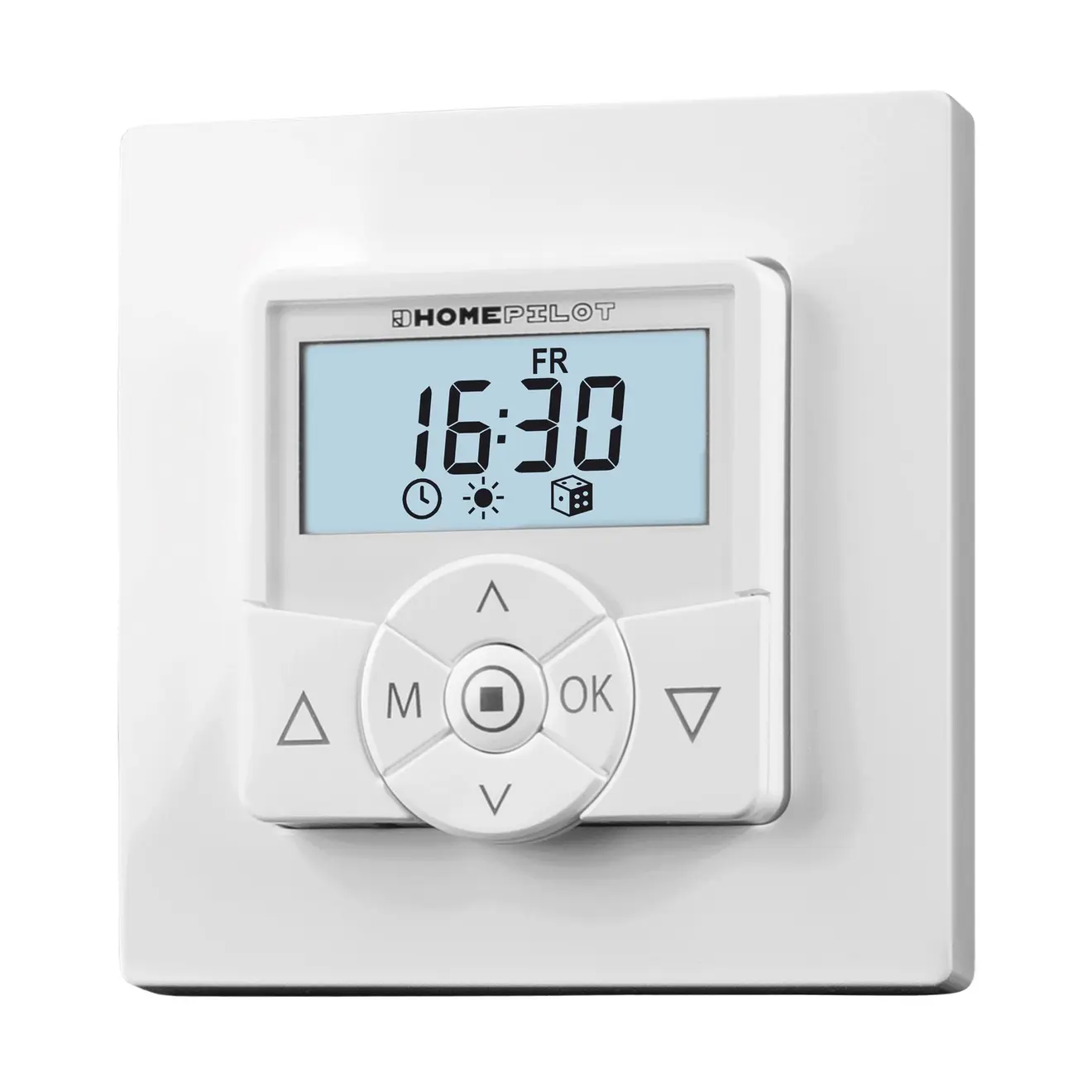 Digitale Zeitschaltuhr mit Display und Bedientasten zur Steuerung von Geräten