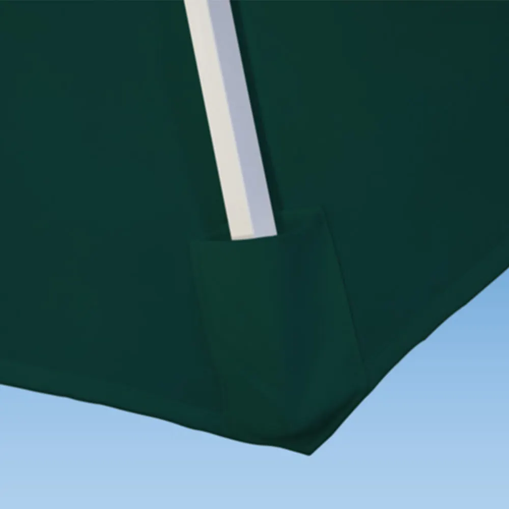 Copertura per ombrello a braccio con palo in supporto, vista dettagliata