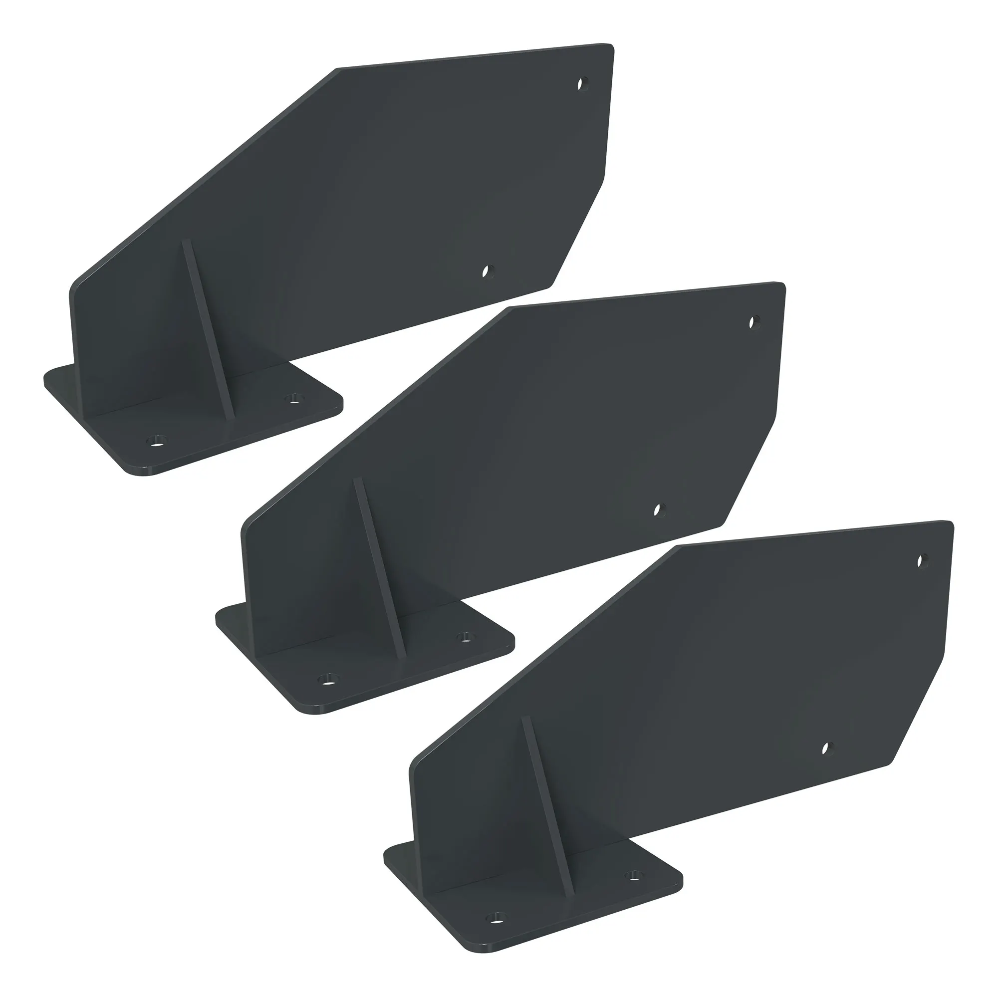 Dachsparrenhalterung für Kassettenmarkise Curve 2000 | anthrazit, 3 Stück