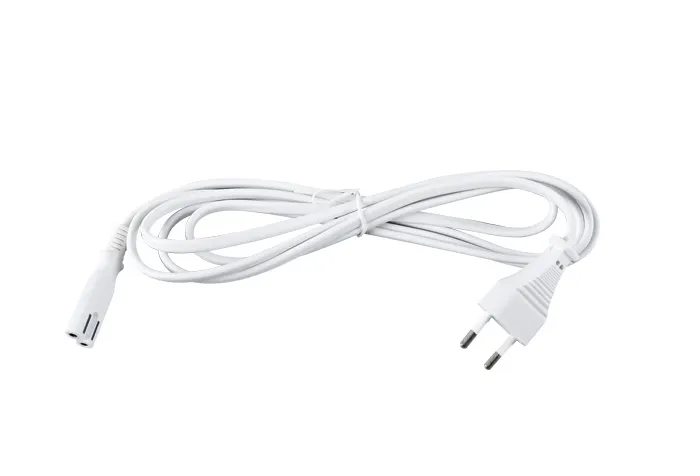Anschlusskabel / Netzkabel mit Euro 8 Stecker (Typ nach Wahl)