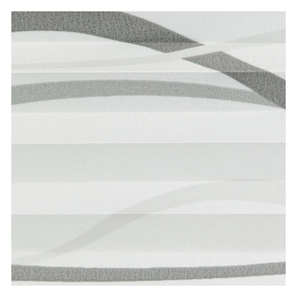 Échantillon tissu pour store plissé sur mesure | 30852 gris / translucide / Wave