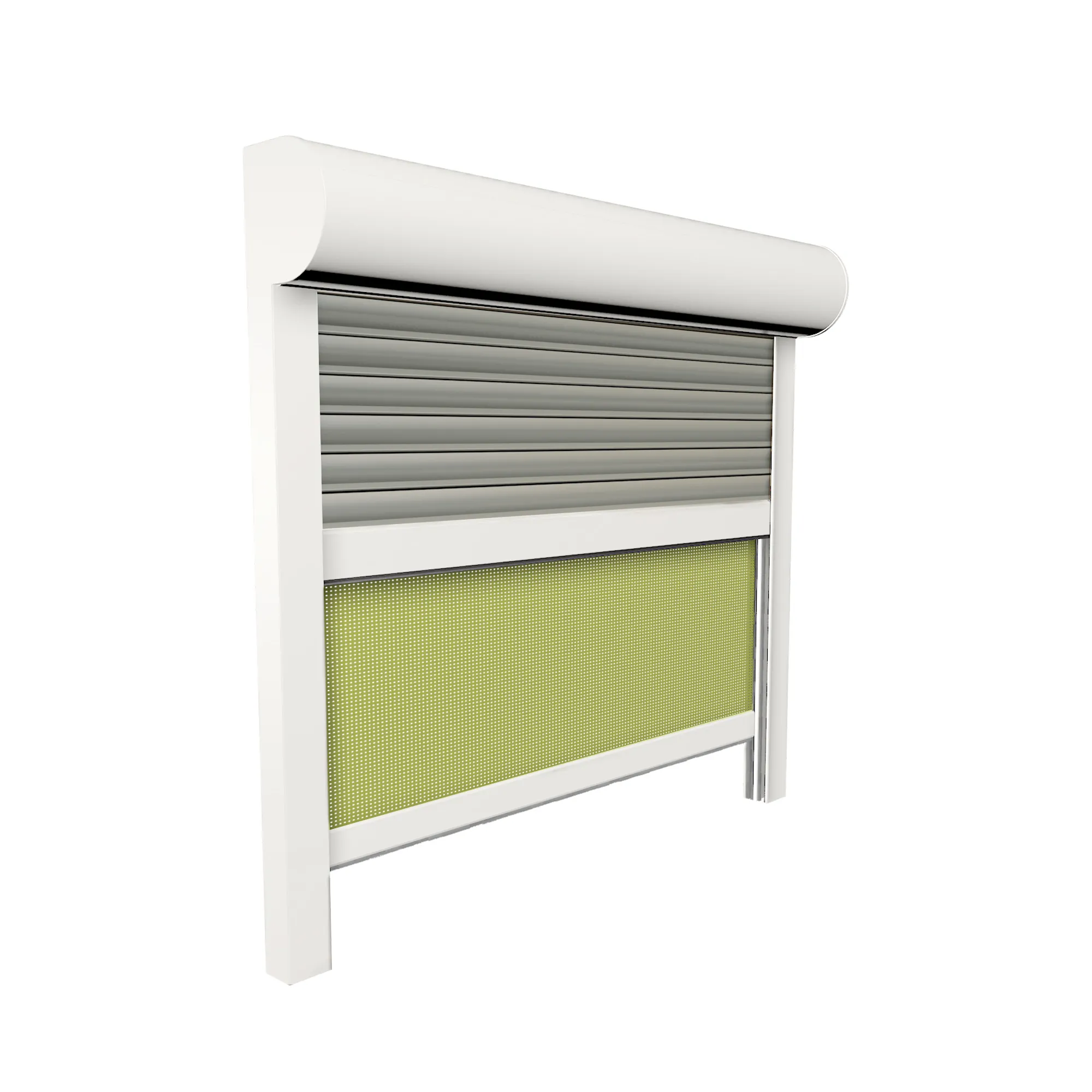 Persiana enrollable exterior con cajón Hybrid a medida | con mosquitera/ con solar screen