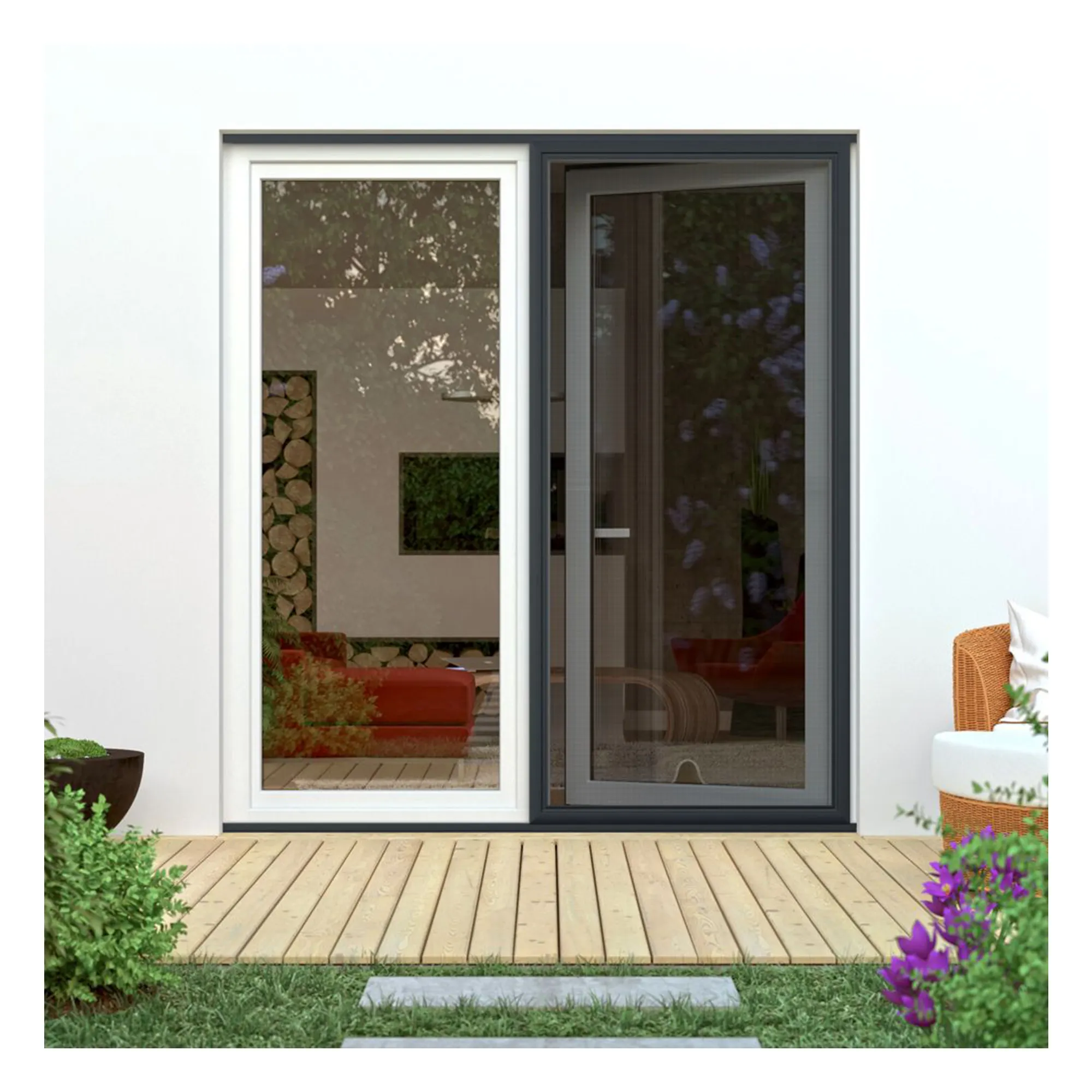 Moustiquaire coulissante pour portes Sur mesure