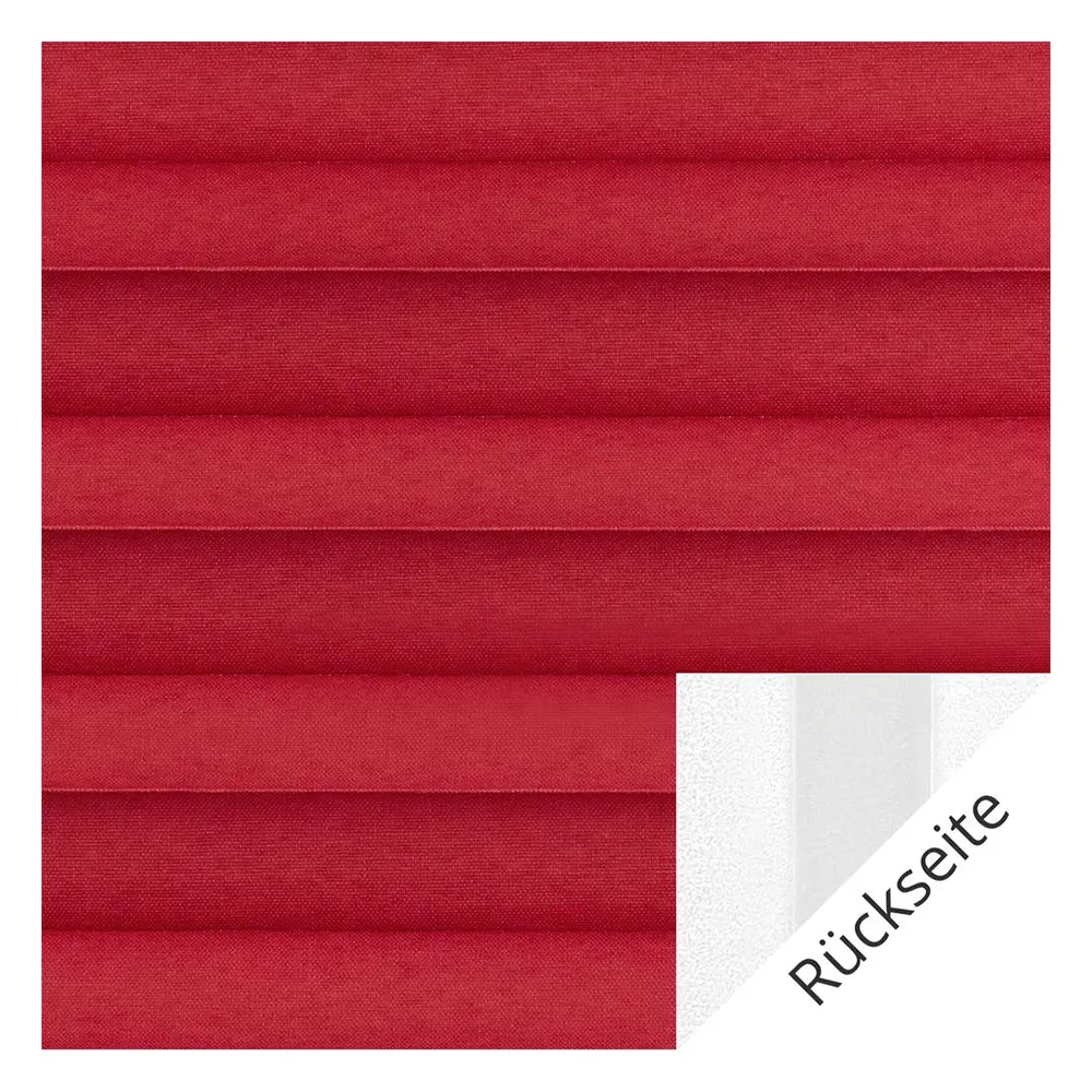 Échantillon tissu pour store plissé sur mesure | 20009 rouge / tamisant / Somnio Perlmutt Black Out