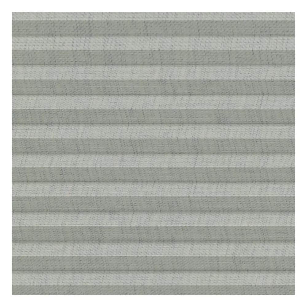 Muestra de tejido para cortina plisada a medida | 10725 gris / transparente / Elino