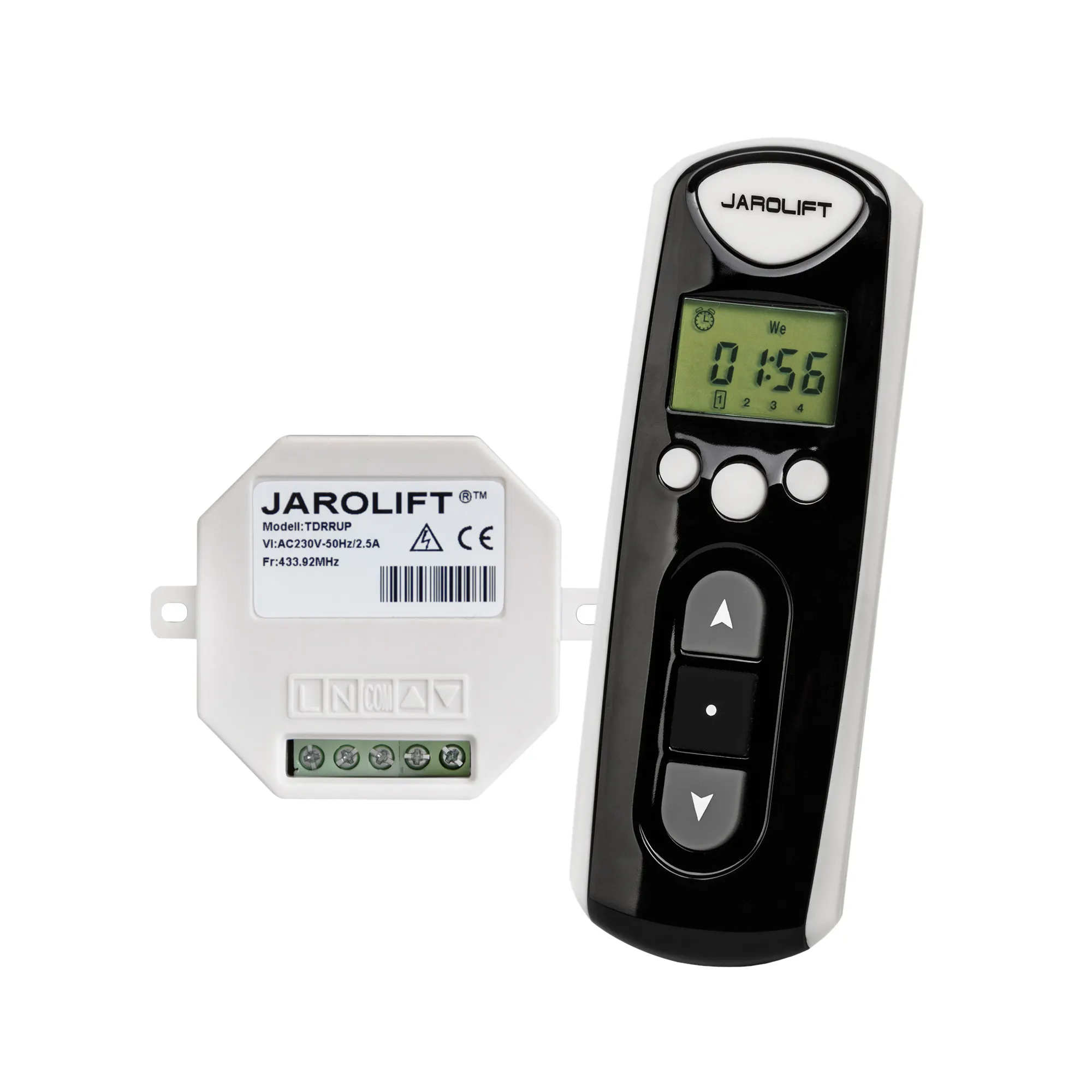 Receptor de radio con mando a distancia Empotrado | SET: 1x TDRCT 04 Timer + 1x TDRRUP
