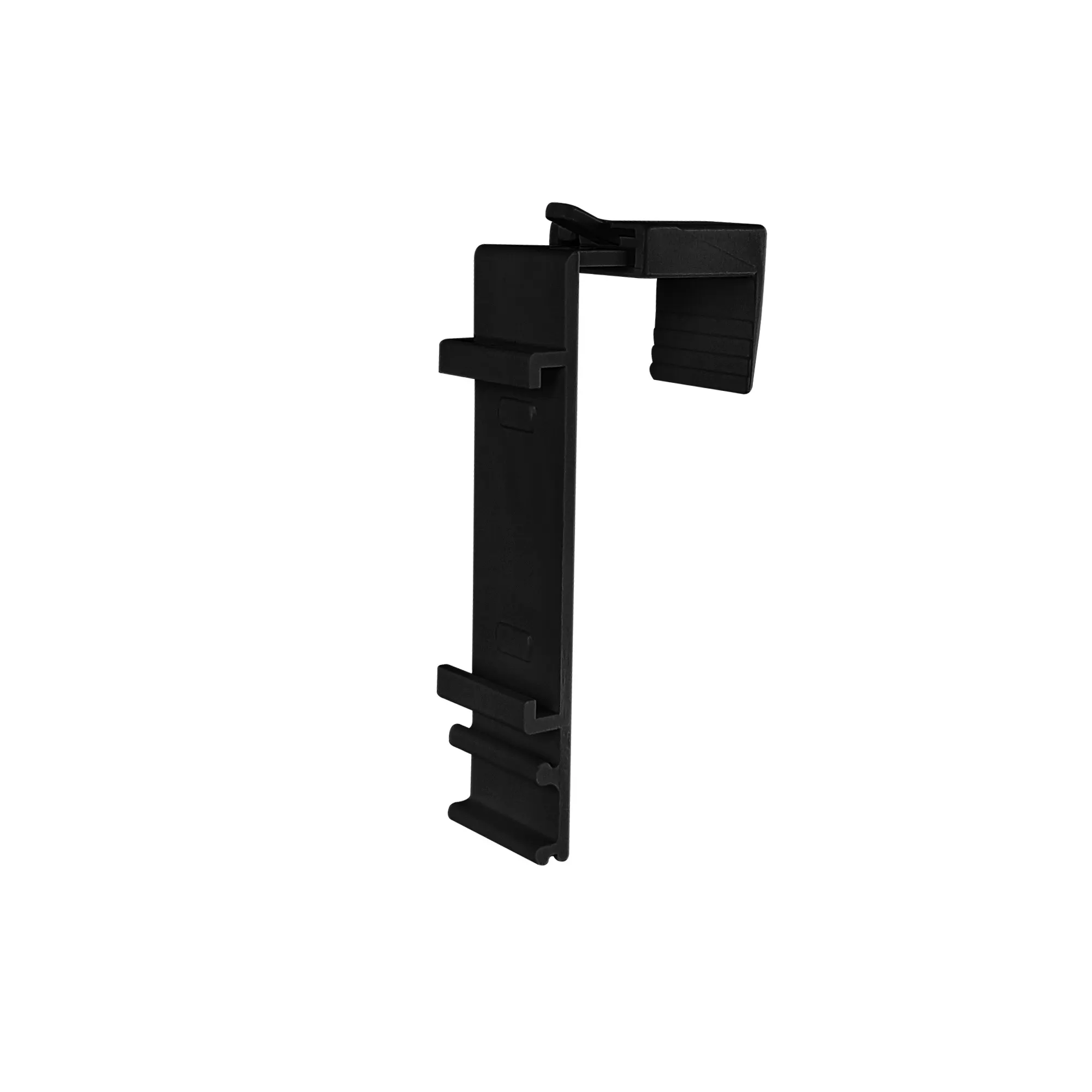 Klemmhalter für Klemmfix Doppelrollo | 15 - 23 mm Fensterflügel | 1er Pack, schwarz