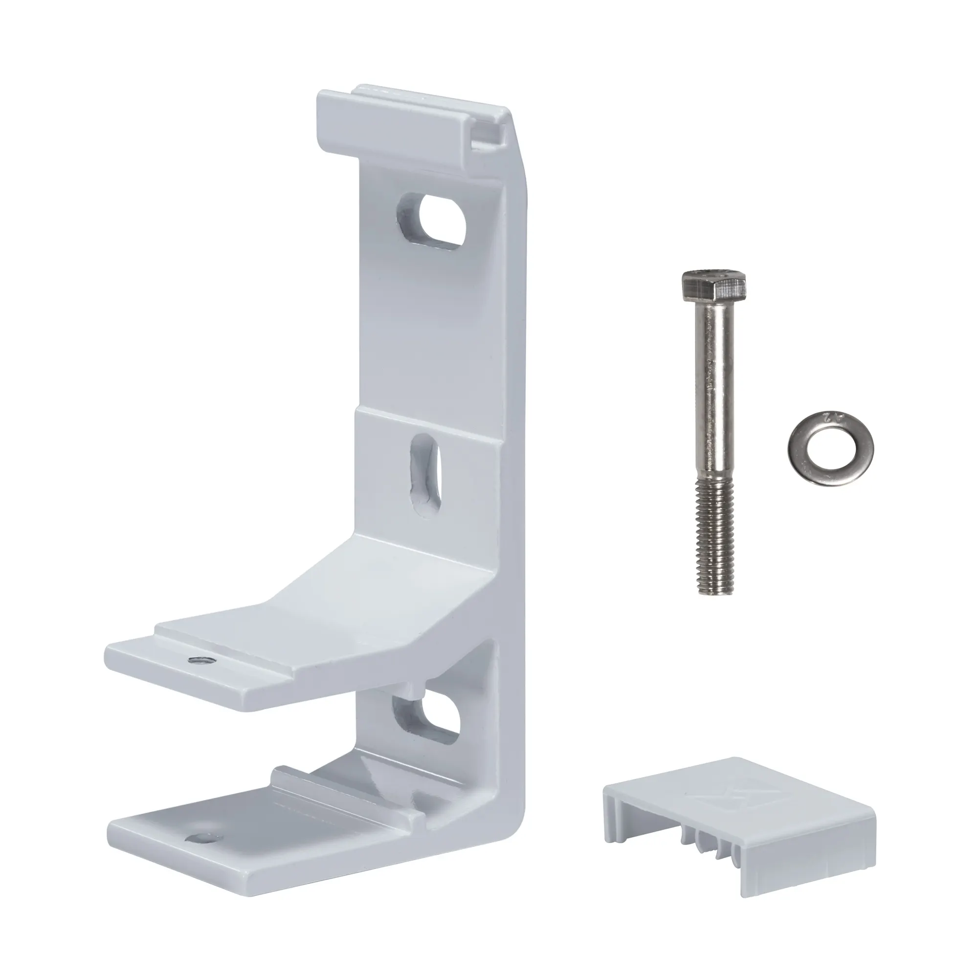 Uchwyt ścienny do markizy w półkasecie Facido 1000 | srebrny