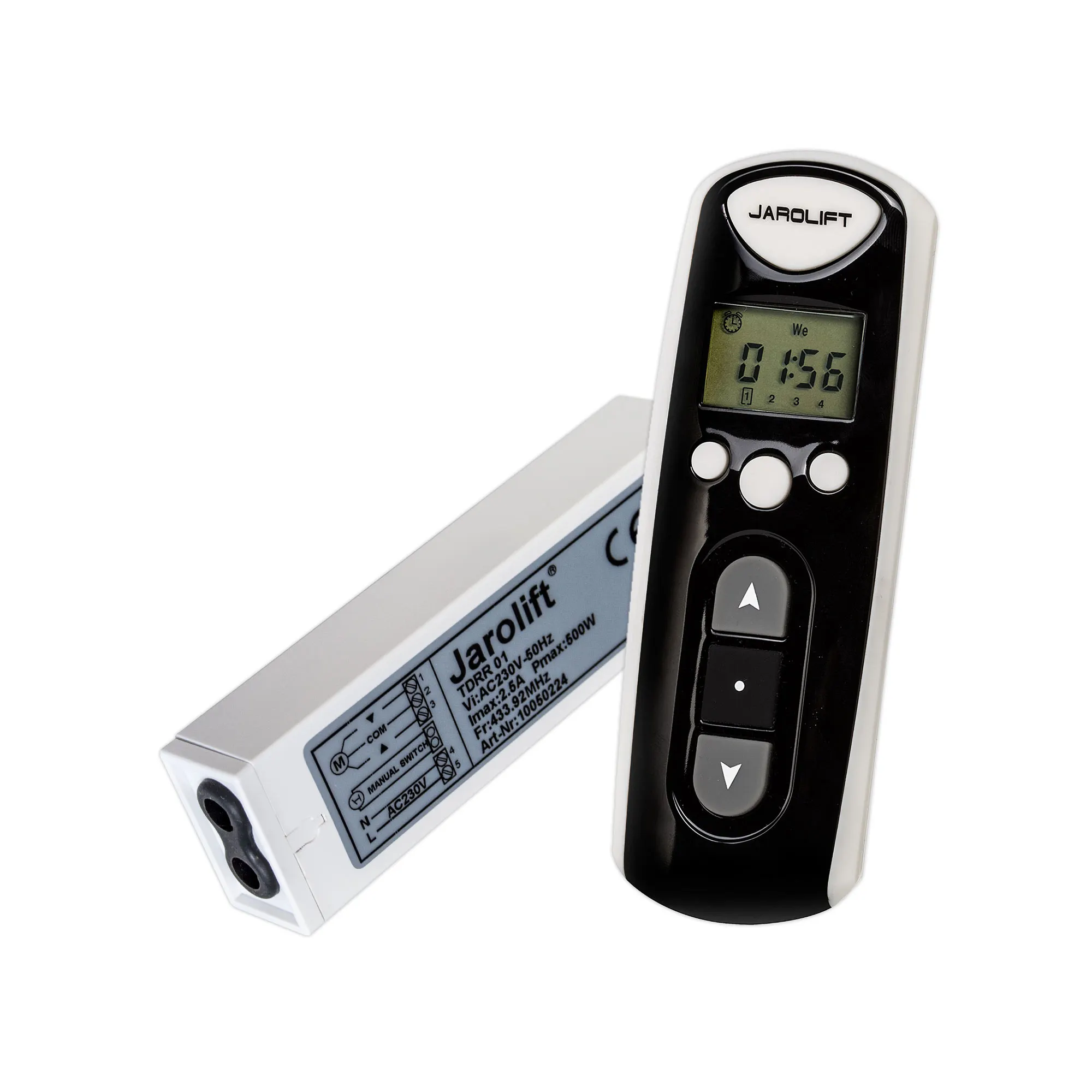 Timer radio con telecomando e ricevitore radio per montaggio a vista