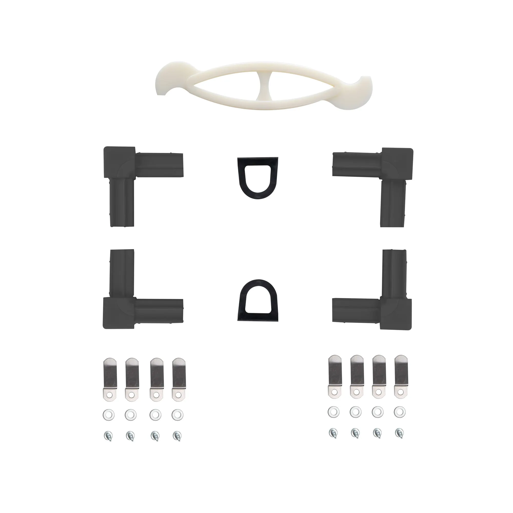 Jeu de pièces de rechange pour moustiquaire cadre fixe BrushLine 2000 (Types au choix)