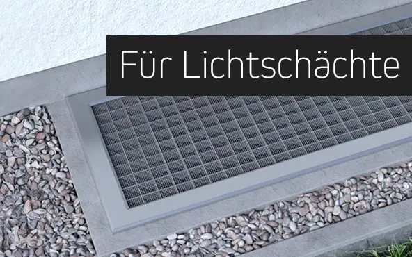 Gitterabdeckung für Lichtschächte, verhindert das Eindringen von Insekten in den Keller