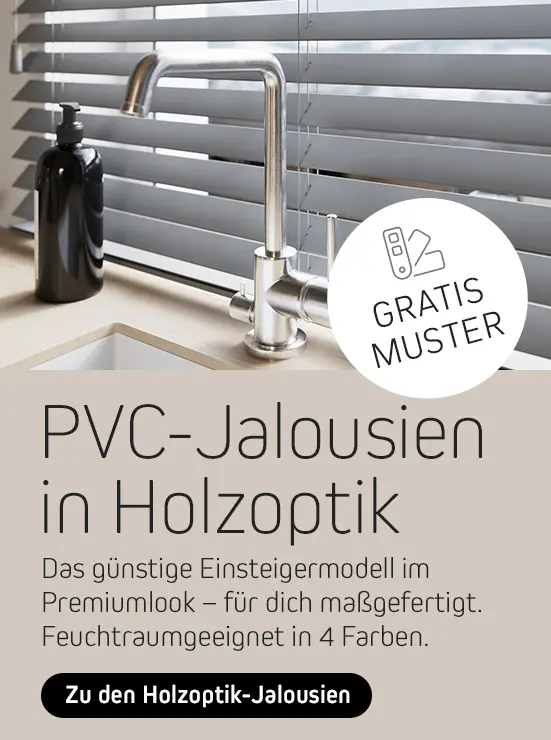 store en PVC aspect bois